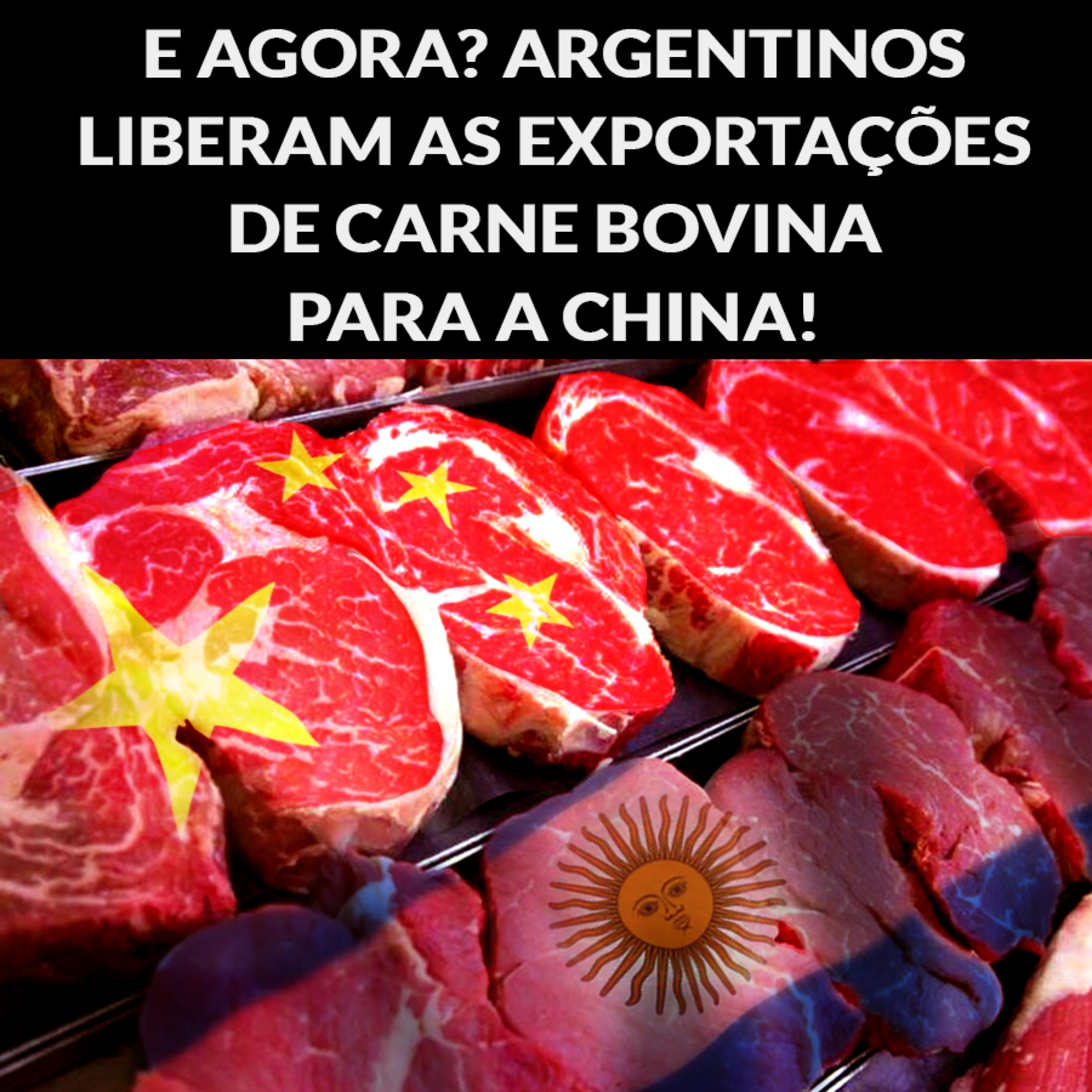 E AGORA? ARGENTINOS LIBERAM AS EXPORTAÇÕES DE CARNE BOVINA PARA A CHINA!