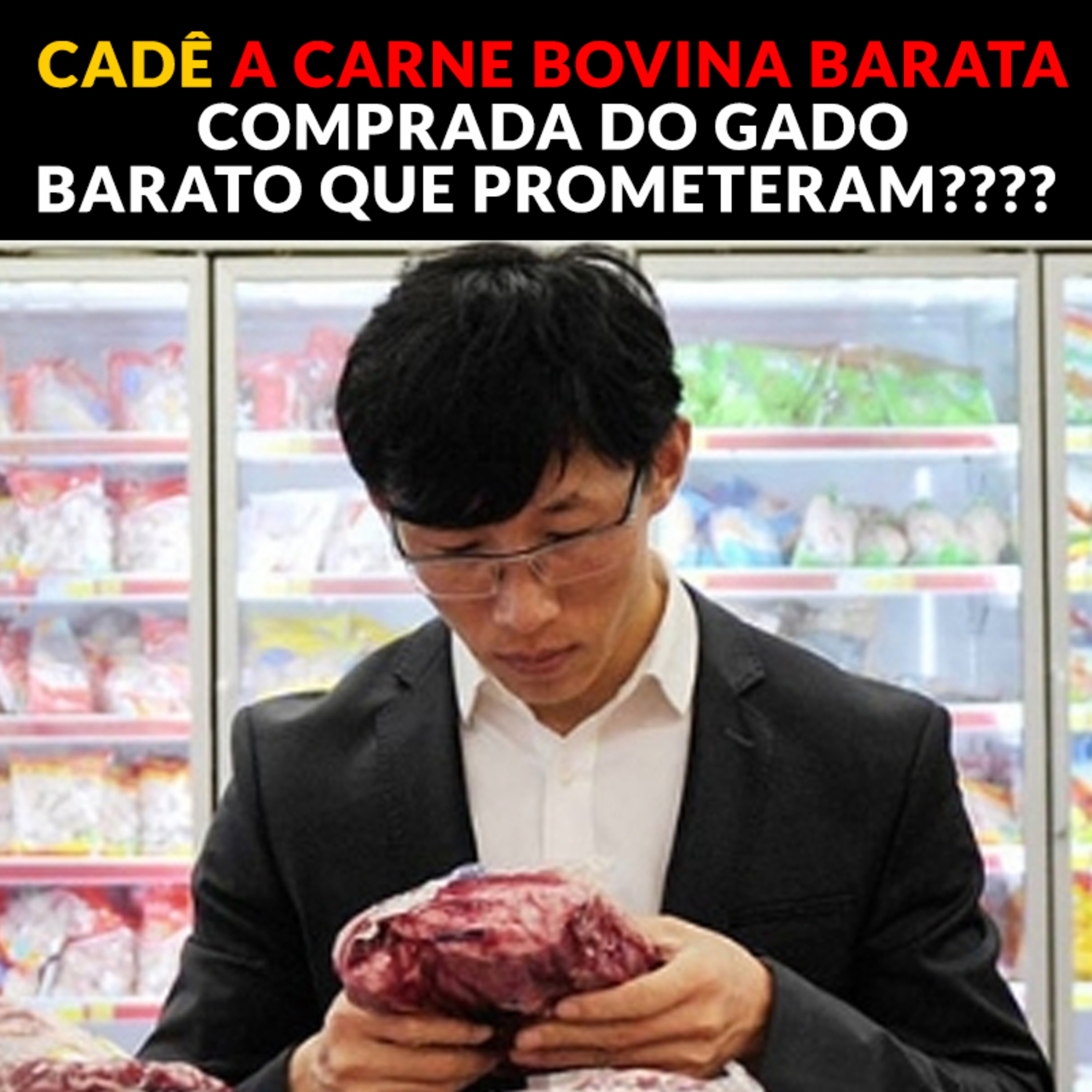 CADÊ A CARNE BOVINA BARATA COMPRADA DO GADO BARATO QUE PROMETERAM????  episode artwork