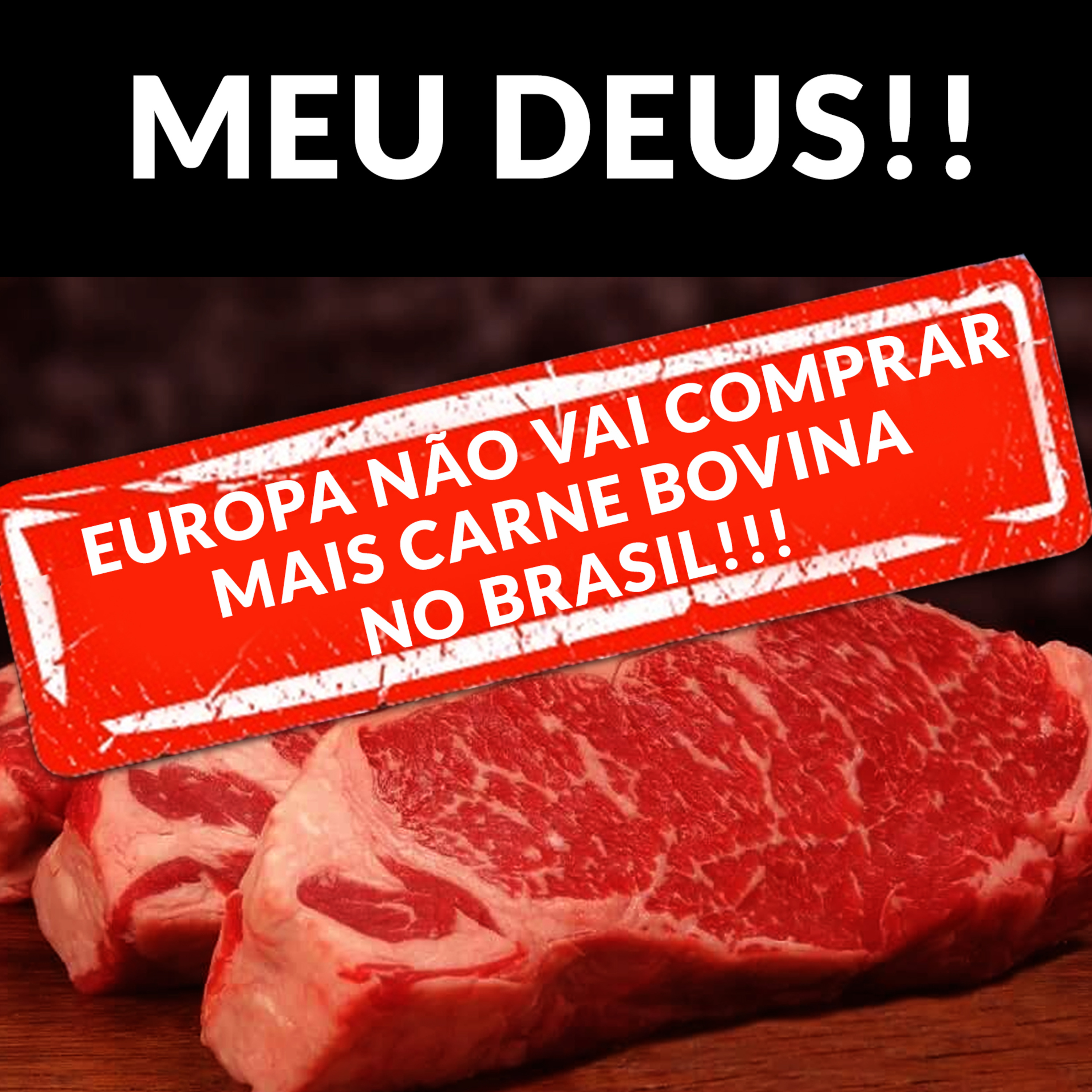 MEU DEUS!! EUROPA NÃO VAI COMPRAR MAIS CARNE BOVINA NO BRASIL!!! episode artwork