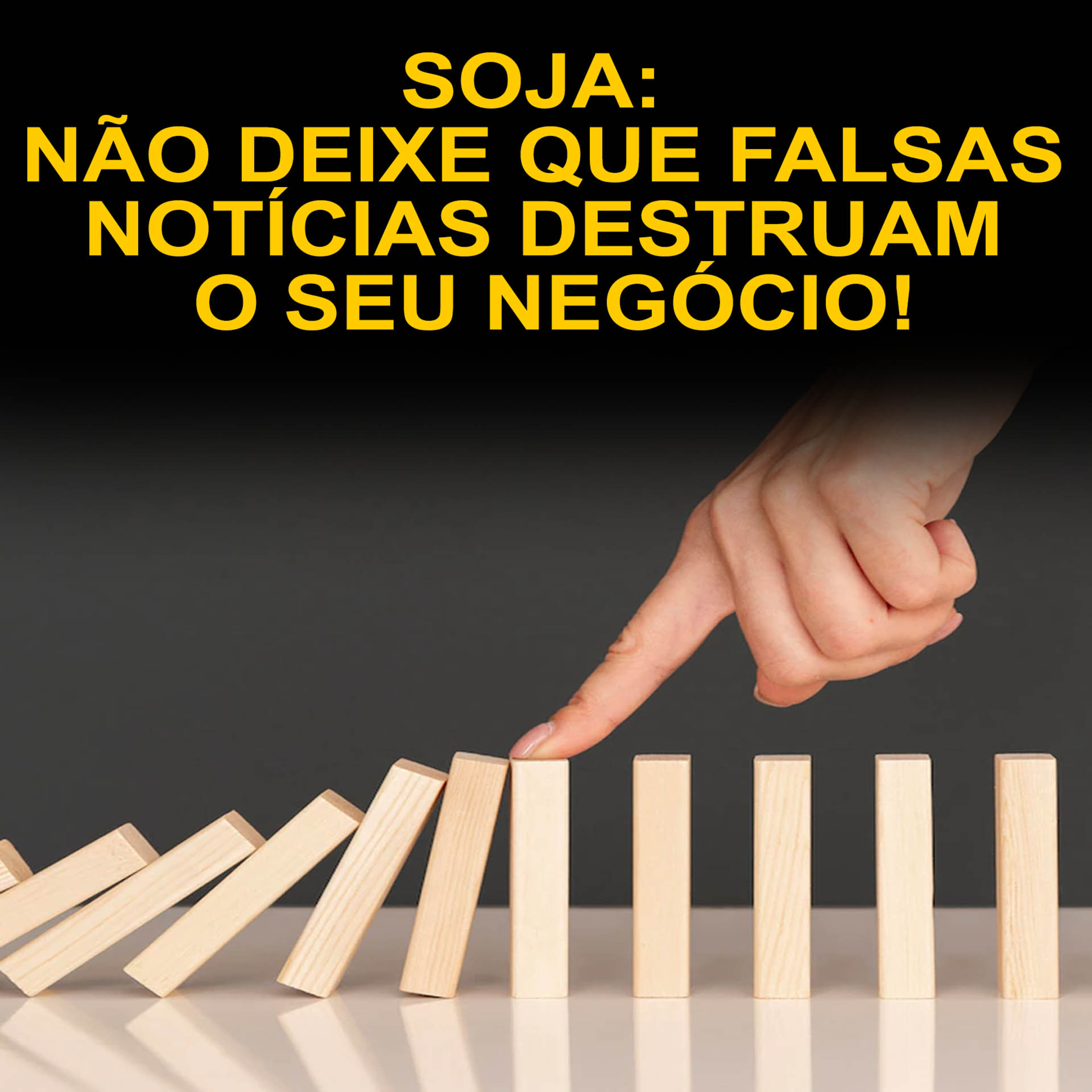 SOJA: NÃO DEIXE QUE FALSAS NOTÍCIAS DESTRUAM O SEU NEGÓCIO! episode artwork