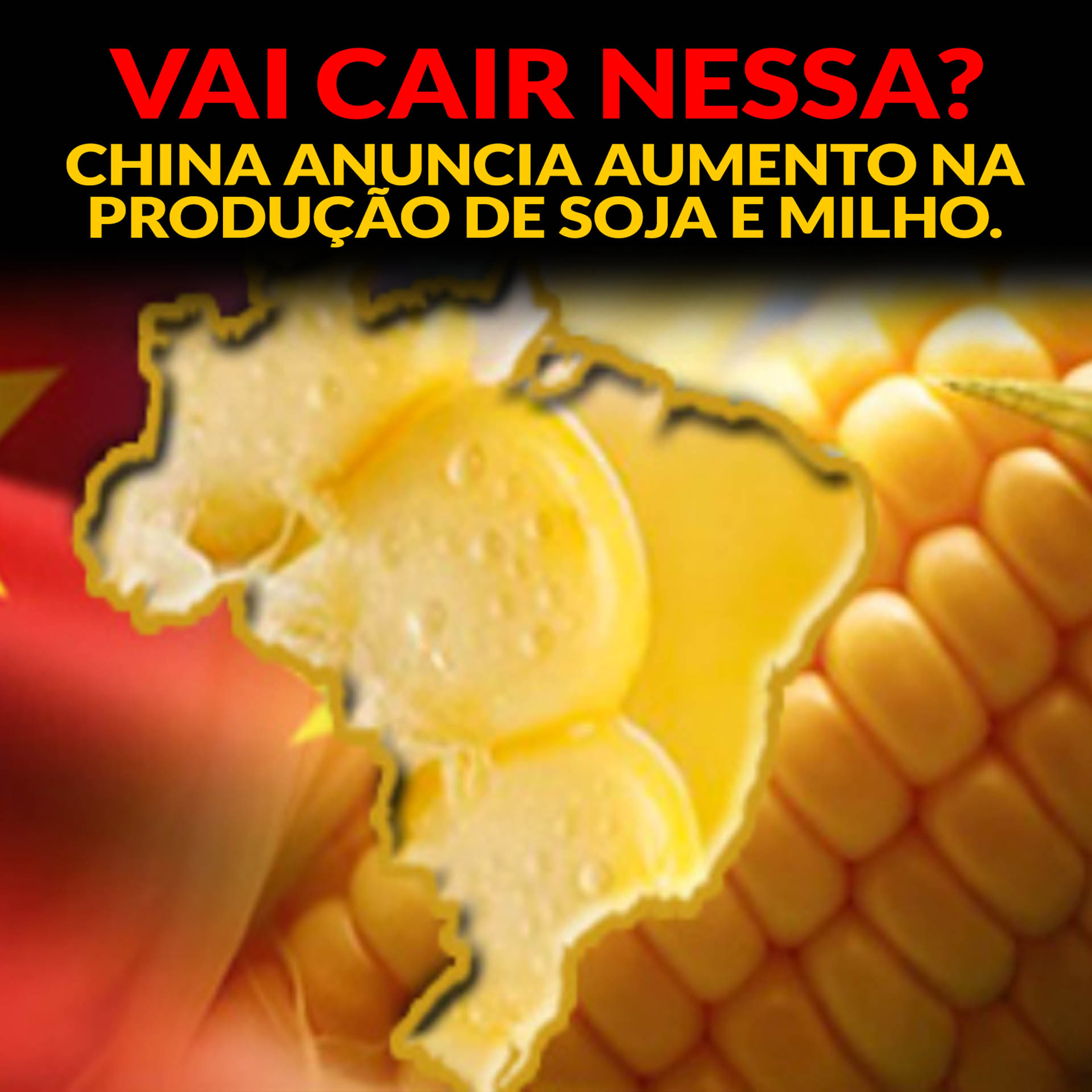 VAI CAIR NESSA? CHINA ANUNCIA AUMENTO NA PRODUÇÃO DE SOJA E MILHO. episode artwork
