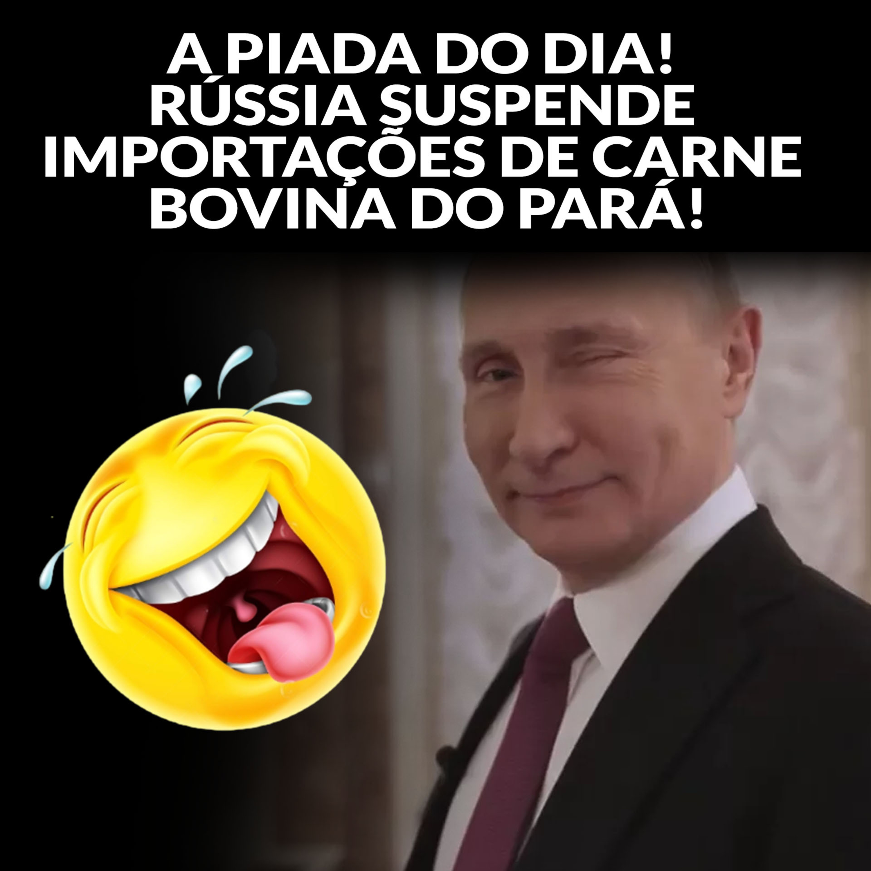 A PIADA DO DIA! RÚSSIA SUSPENDE IMPORTAÇÕES DE CARNE BOVINA DO PARÁ! episode artwork