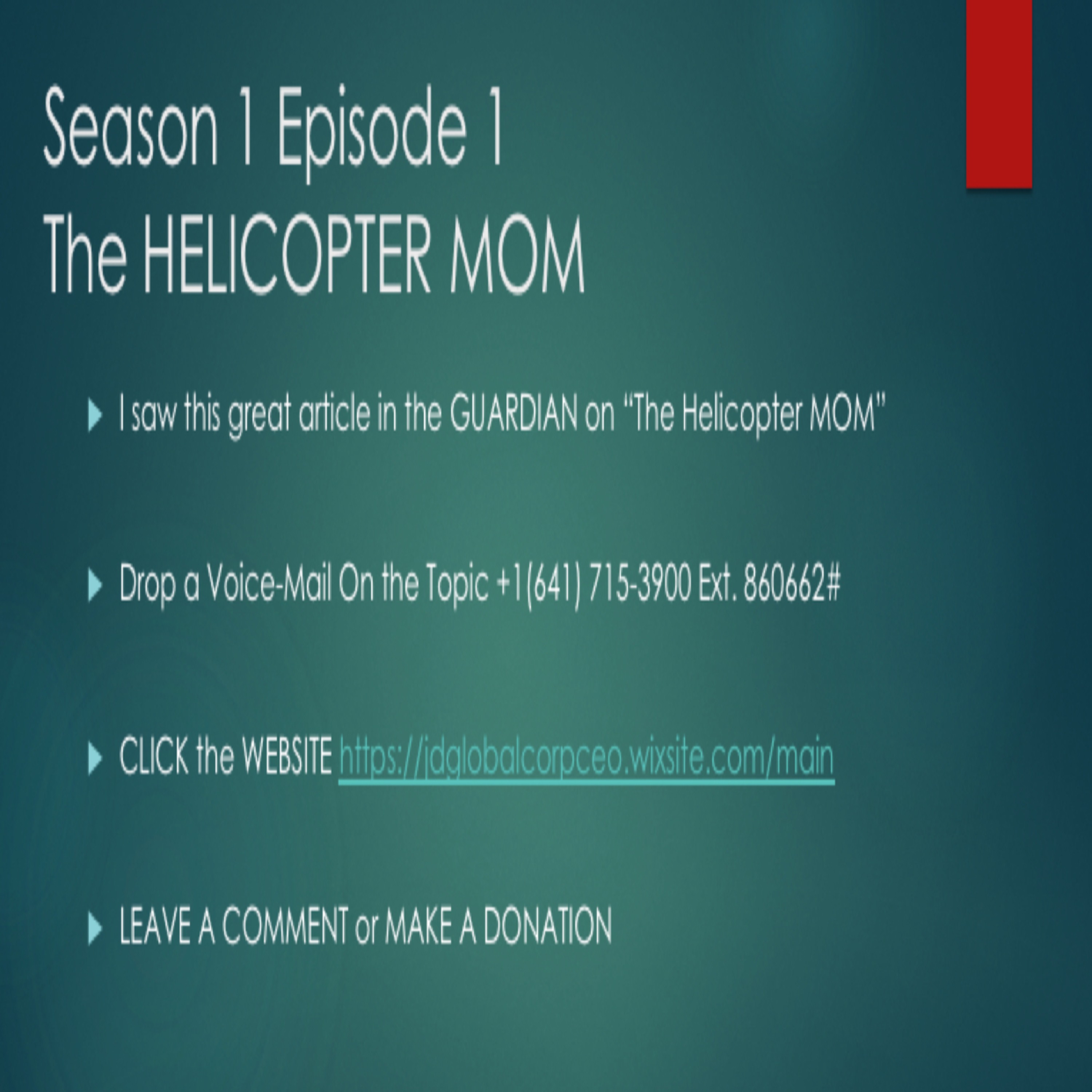 Millienal Parent S1Ep1 episode artwork