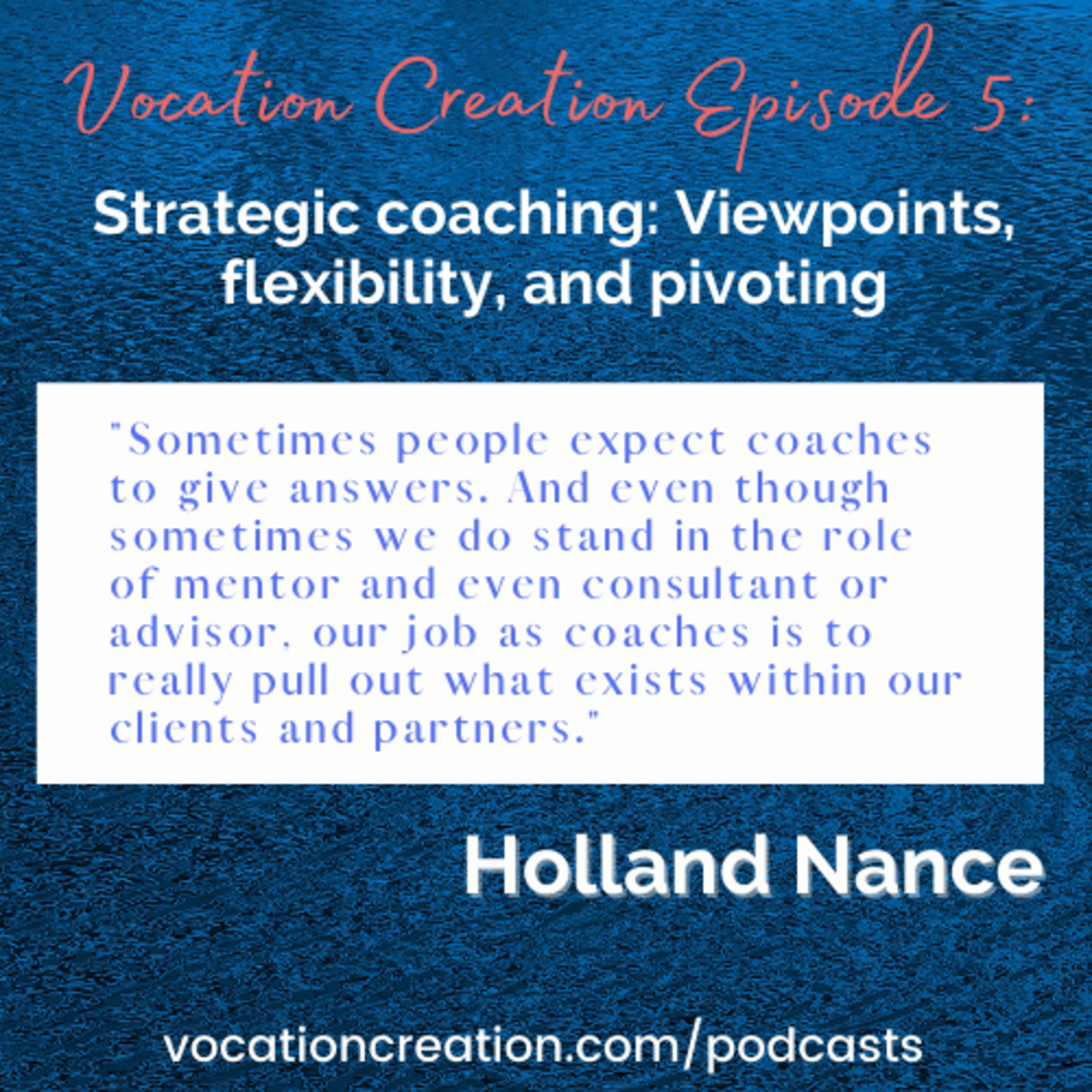 Vocation Creation