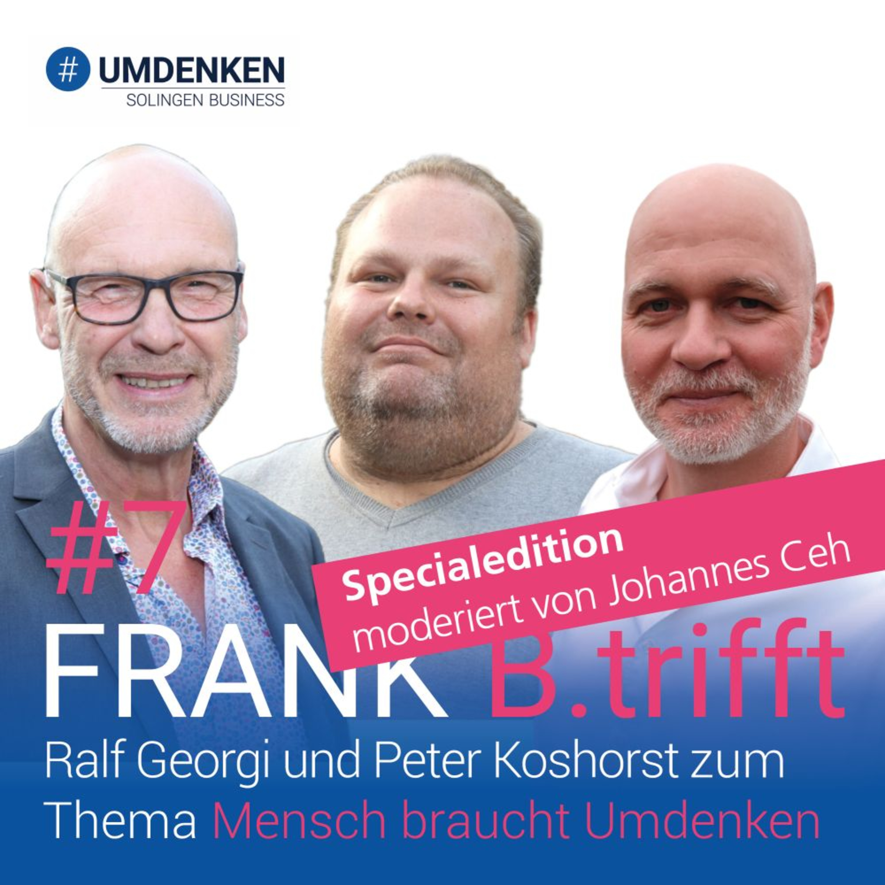 Folge 7: Frank B.trifft Johannes Ceh, Ralf Georgi und Peter Koshorst zum Thema Mensch braucht Umdenken 