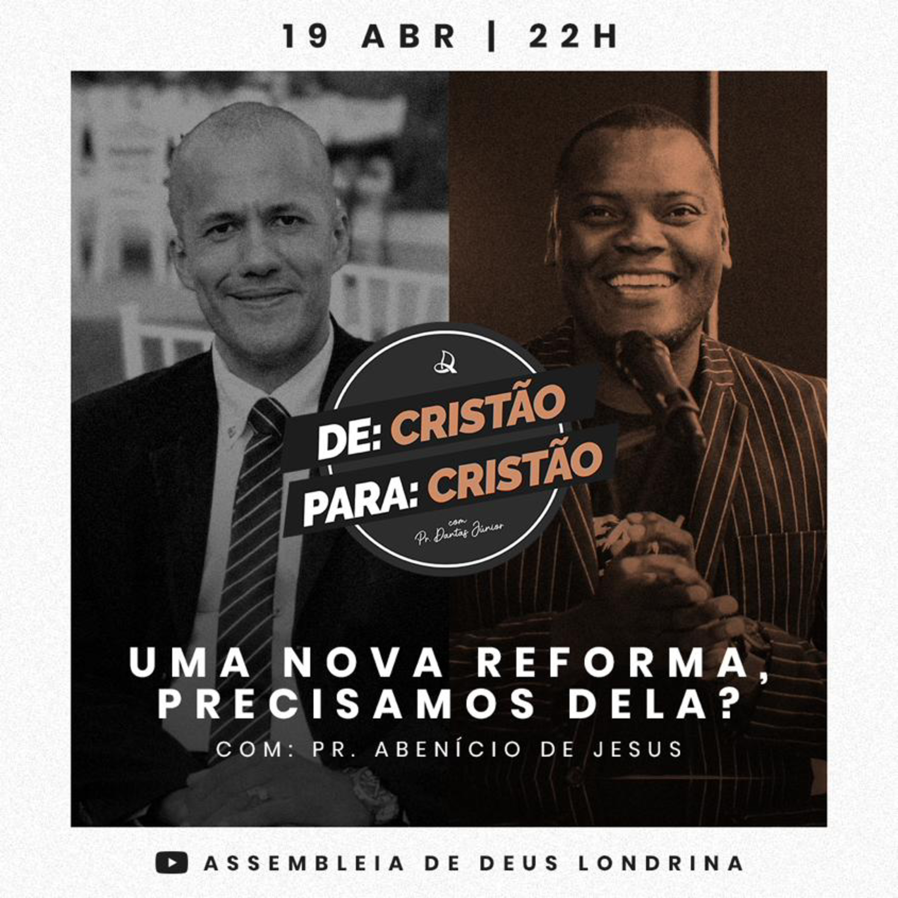 De Cristão Para Cristão - Uma nova reforma, precisamos dela? Com o Pr. Abenício de Jesus episode artwork