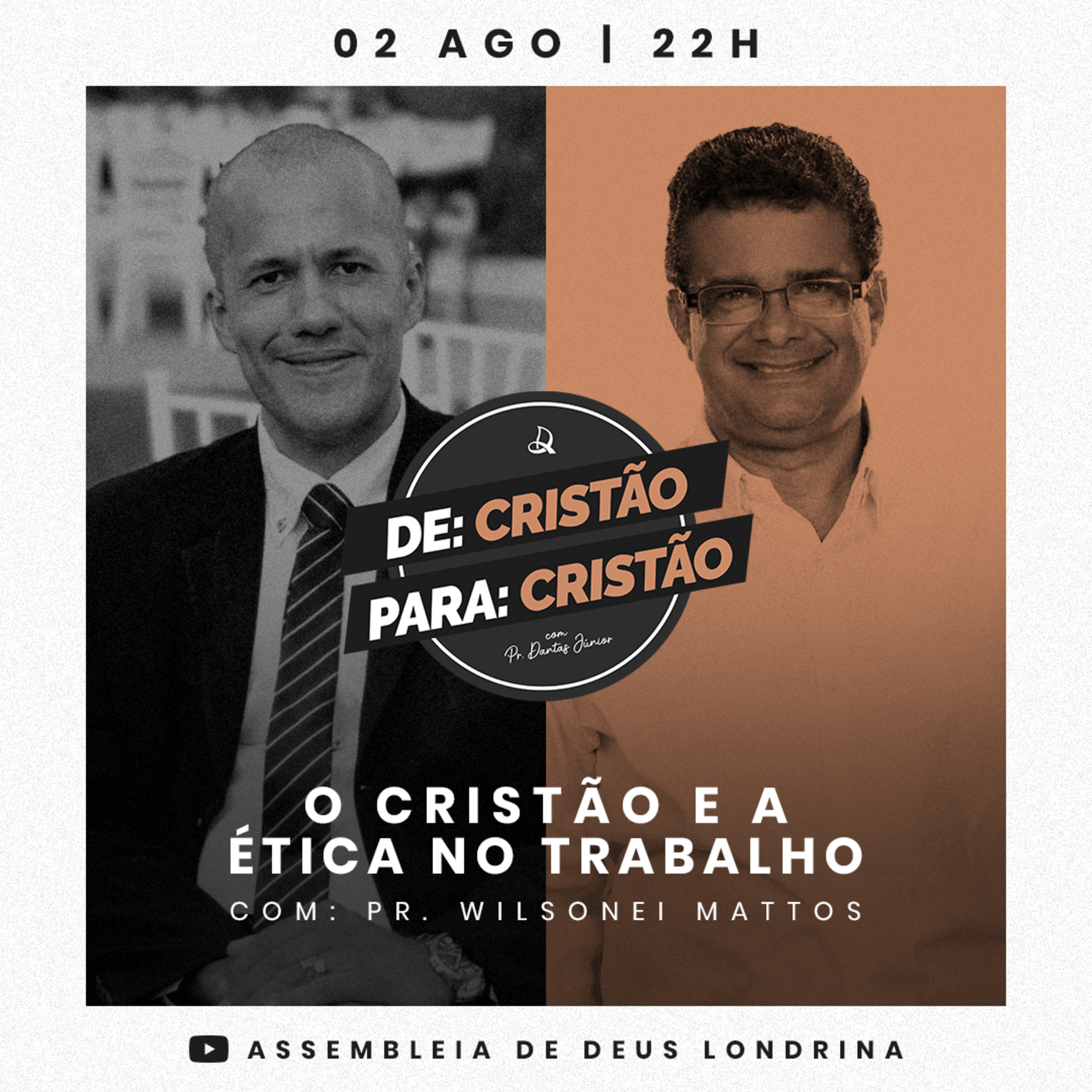 De Cristão Para Cristão - O Cristão e a Ética no Trabalho com o Pr. Wilsonei Mattos episode artwork