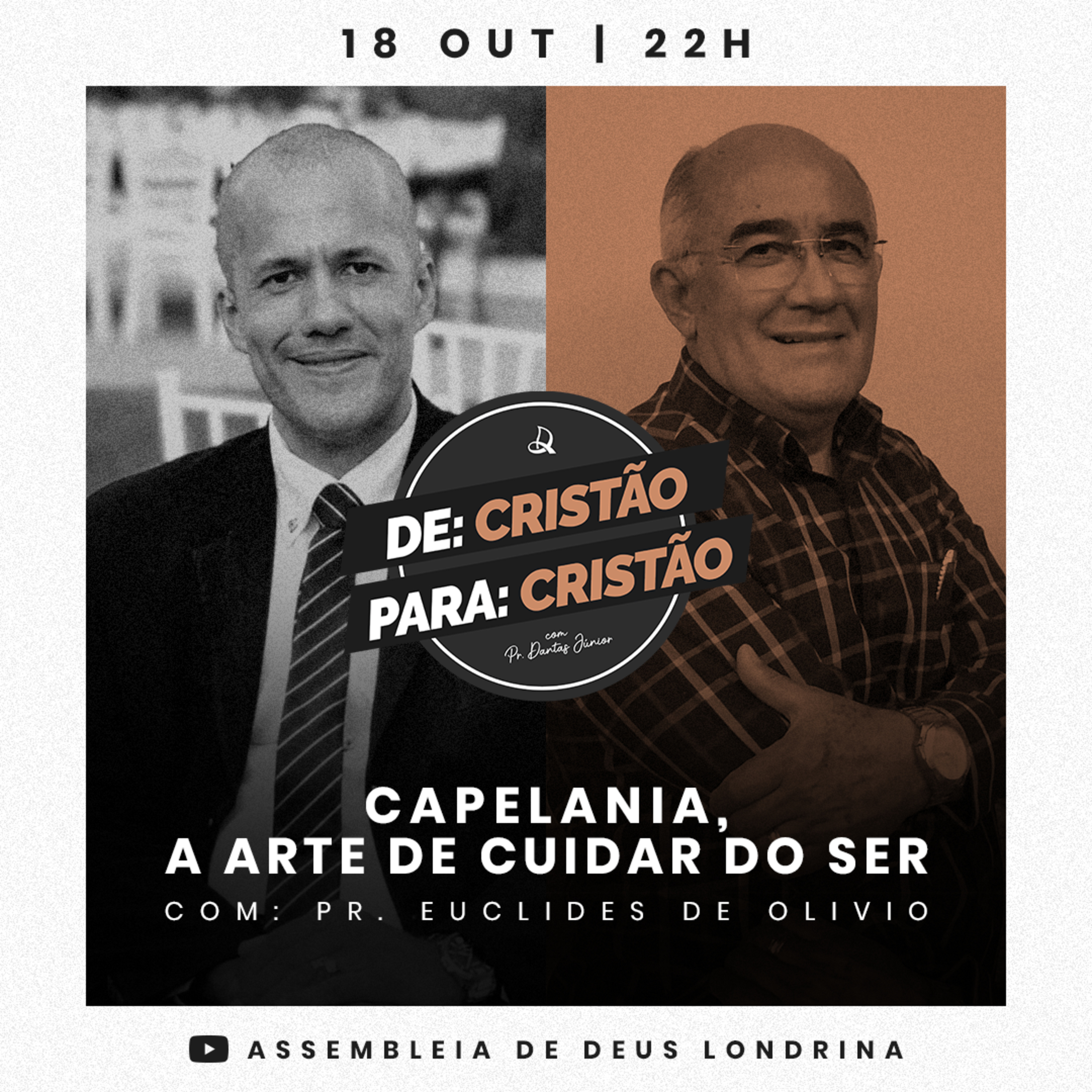 De Cristão Para Cristão - Capelania, a arte de cuidar do ser com o Pr. Euclides de Olivio episode artwork