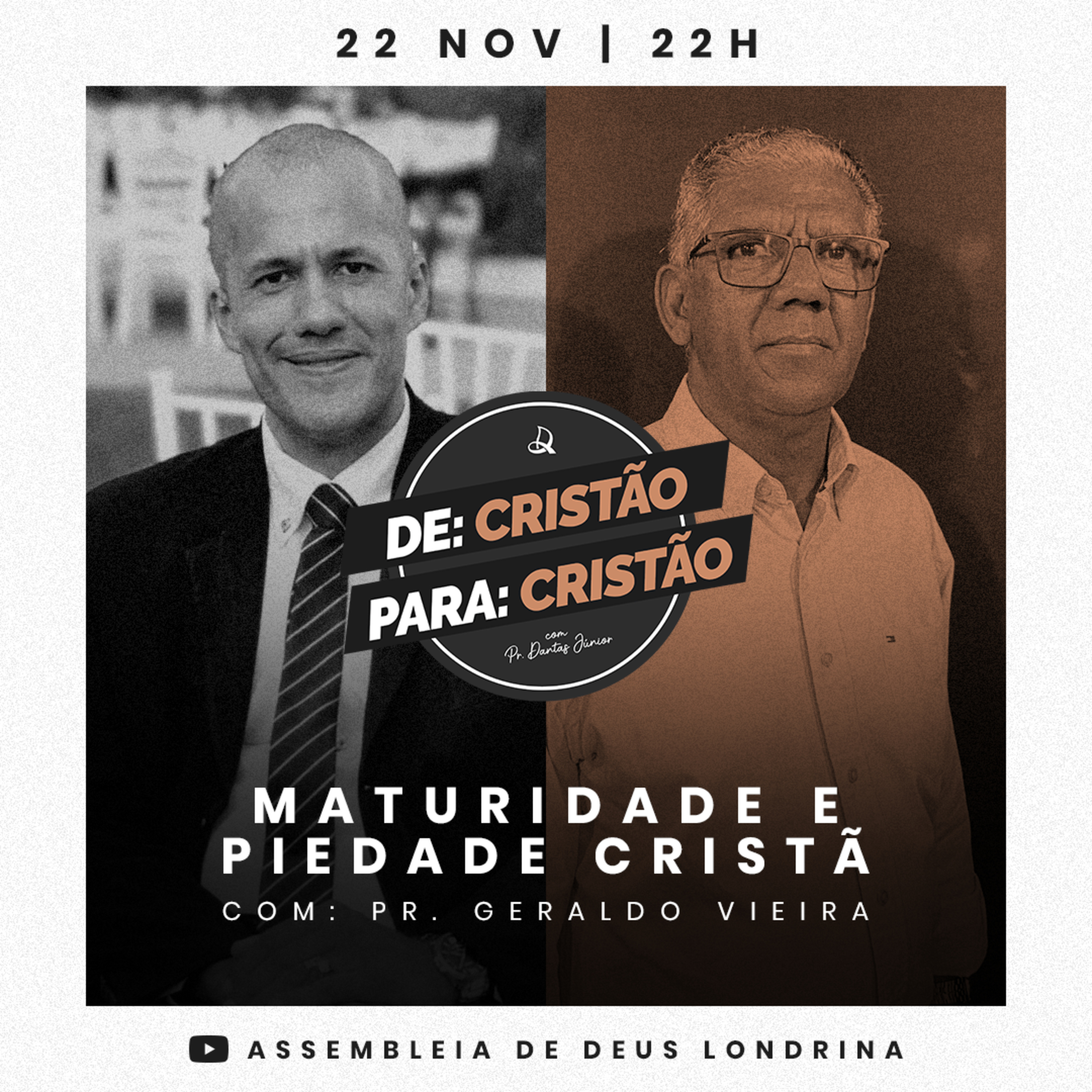 De Cristão Para Cristão - Maturidade e Piedade Cristão com o Pr. Geraldo Vieira  episode artwork