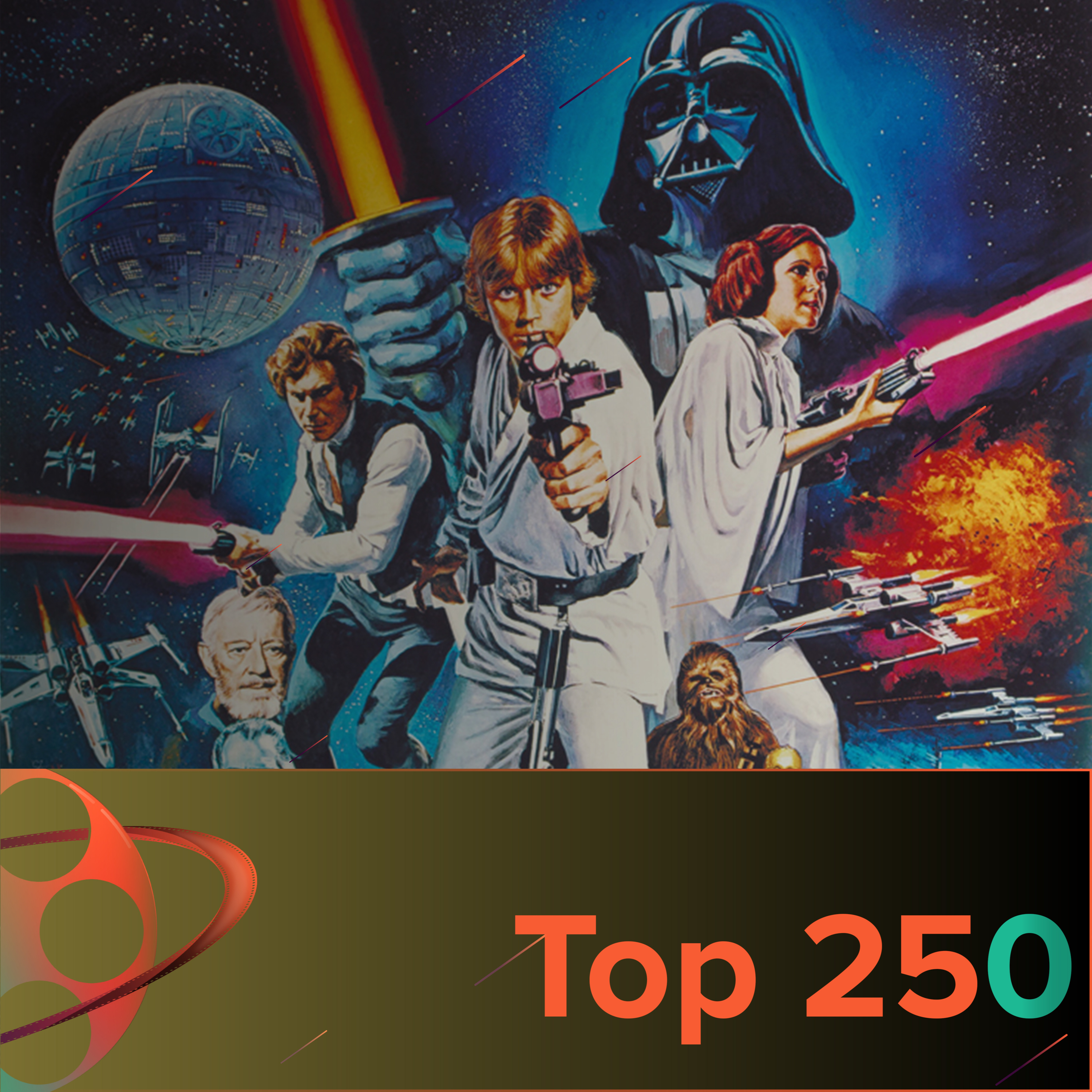 Top 250, Episode 23 - Star Wars episode artwork