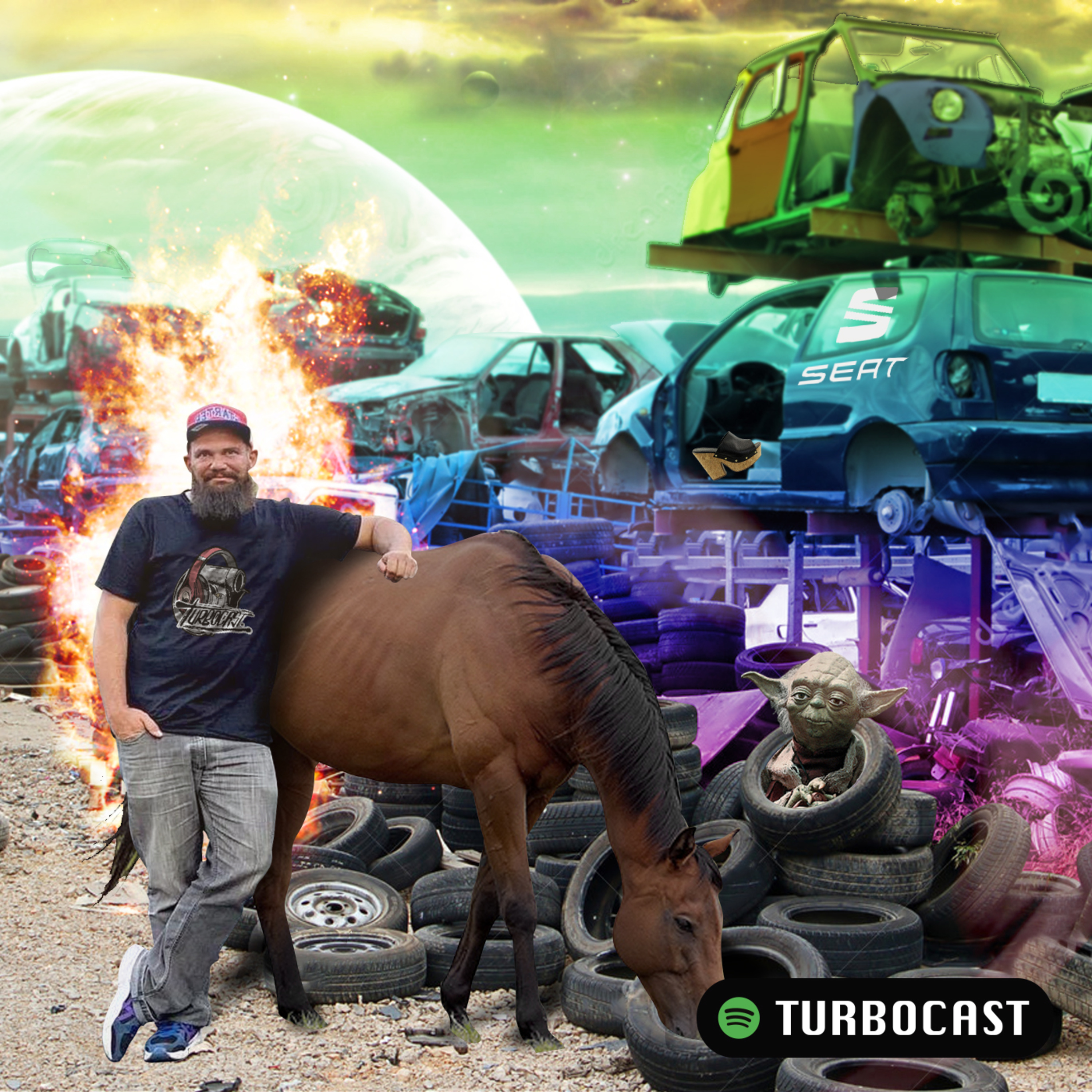TurboCast #039 | Cavalos, desmanches, carros velhos e um tamanco.... ft Cesar Prevoznik