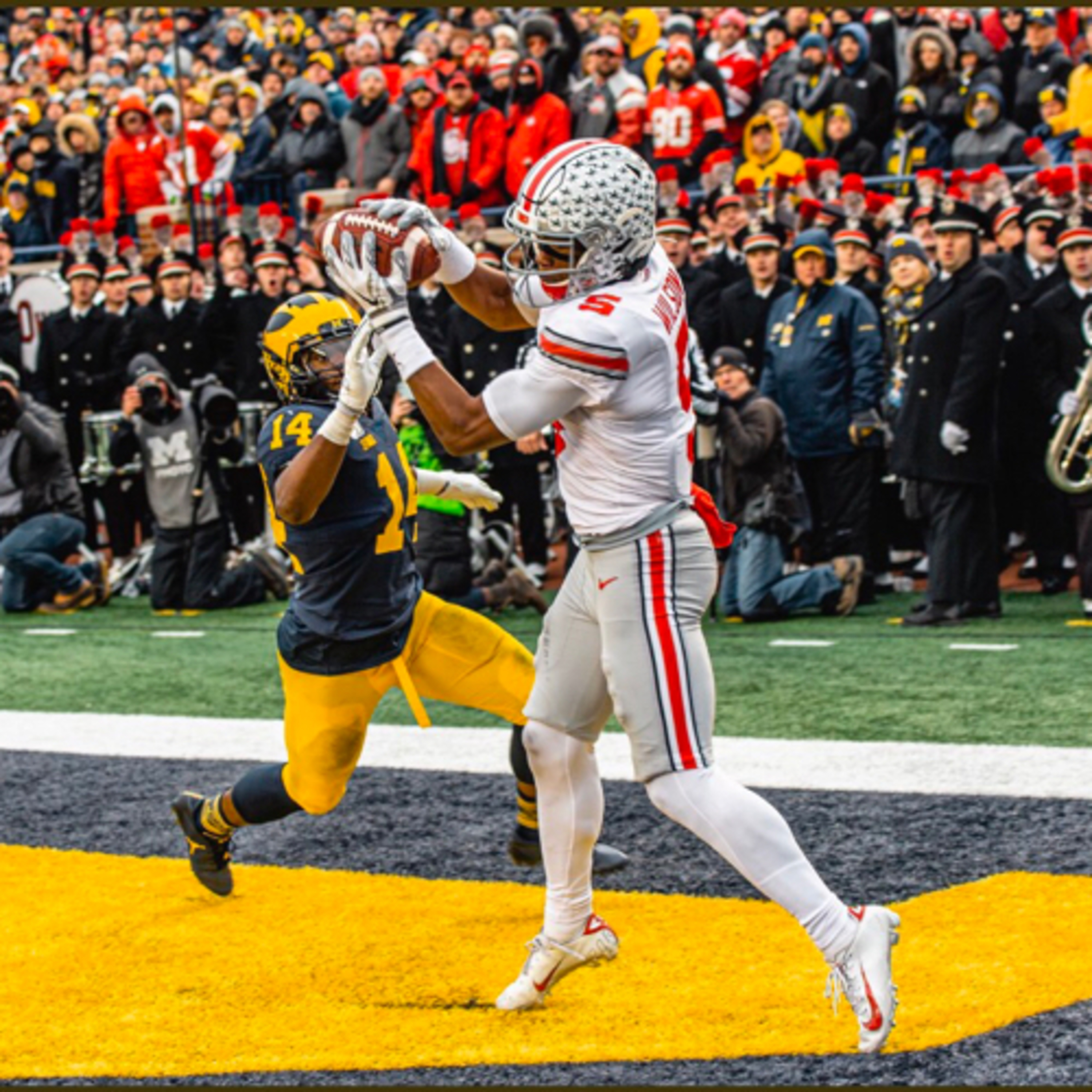 Complete college football rivalry week review, our top 25, picks ATS, and playoff projections.  episode artwork