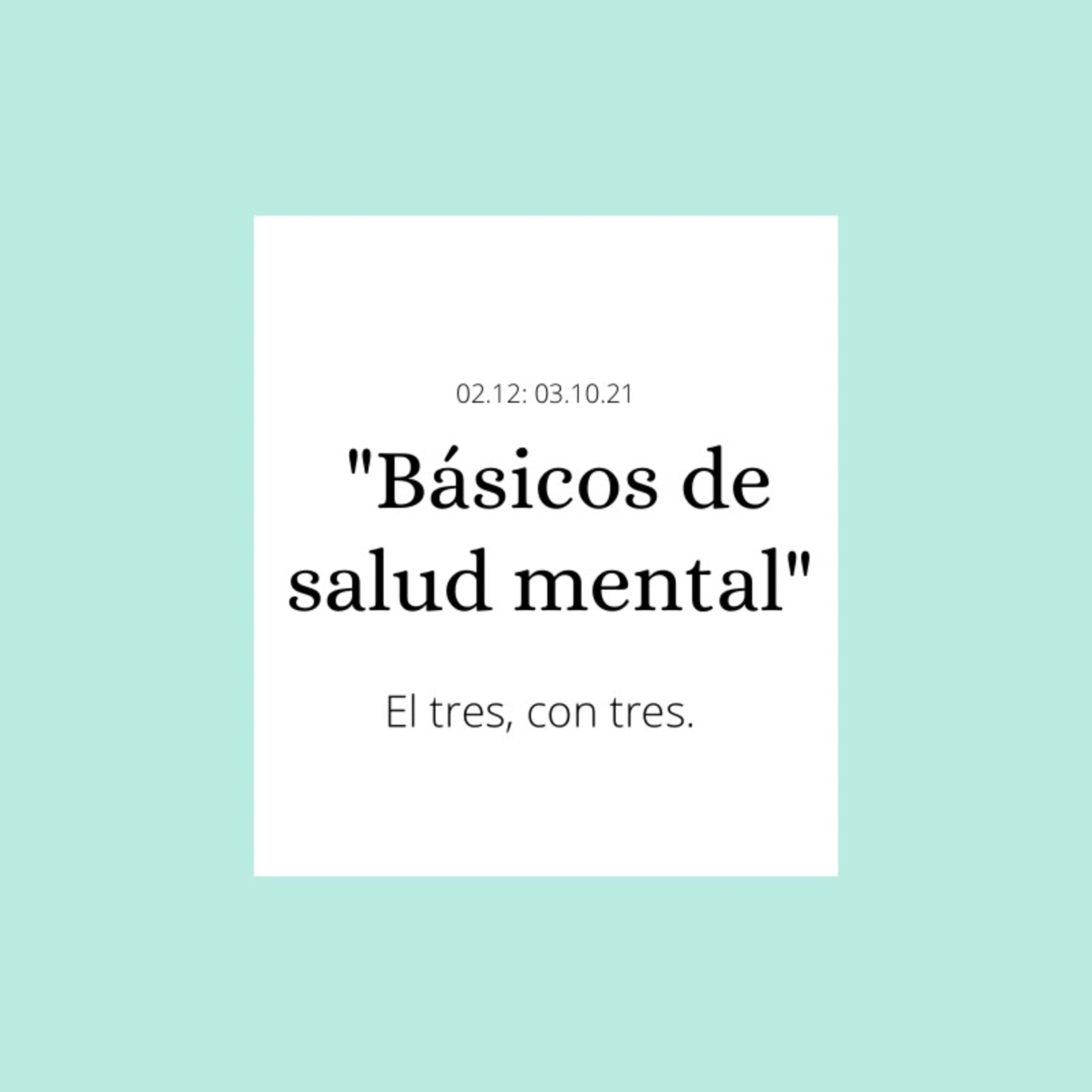 Básicos de salud mental