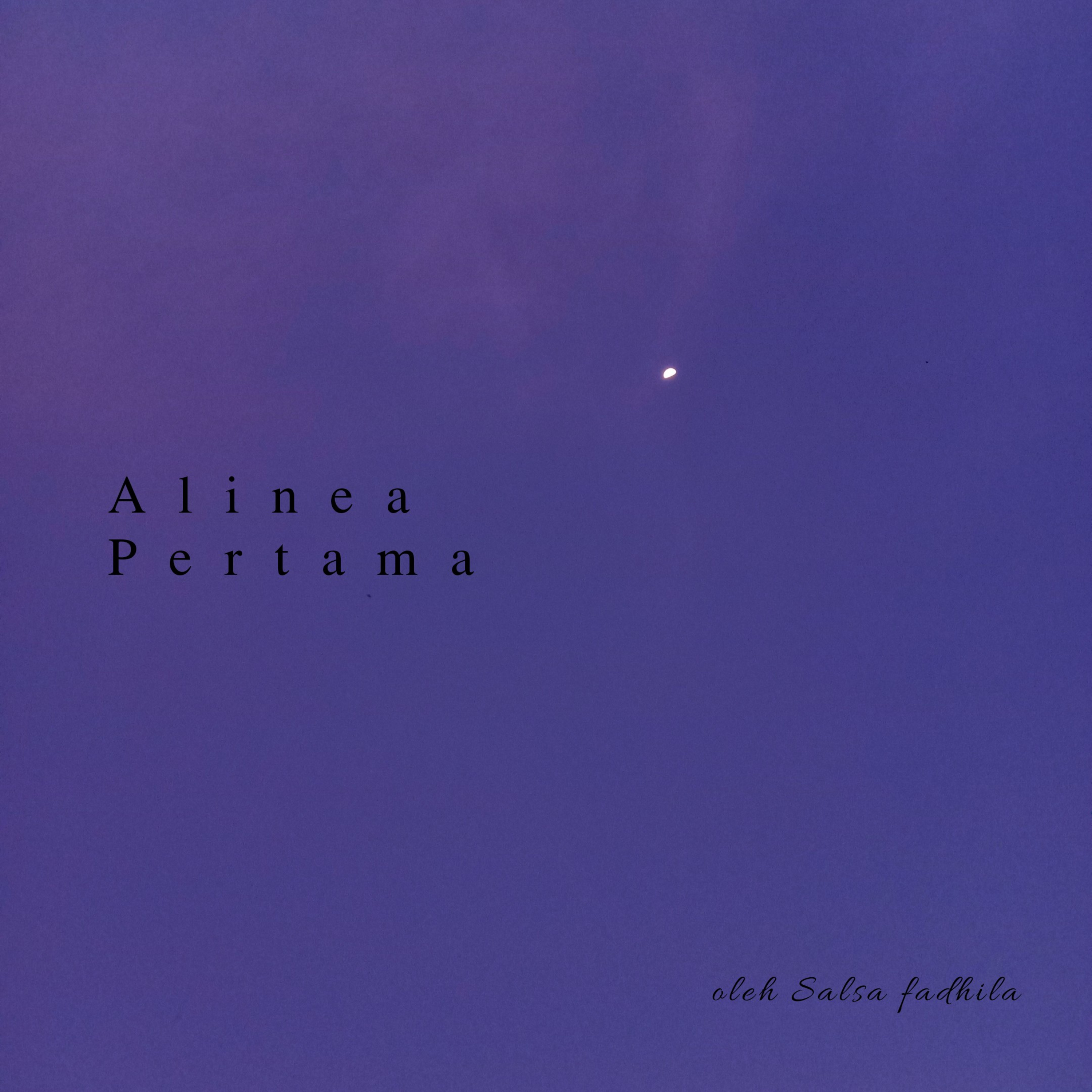 Alinea pertama: sebuah permintaan