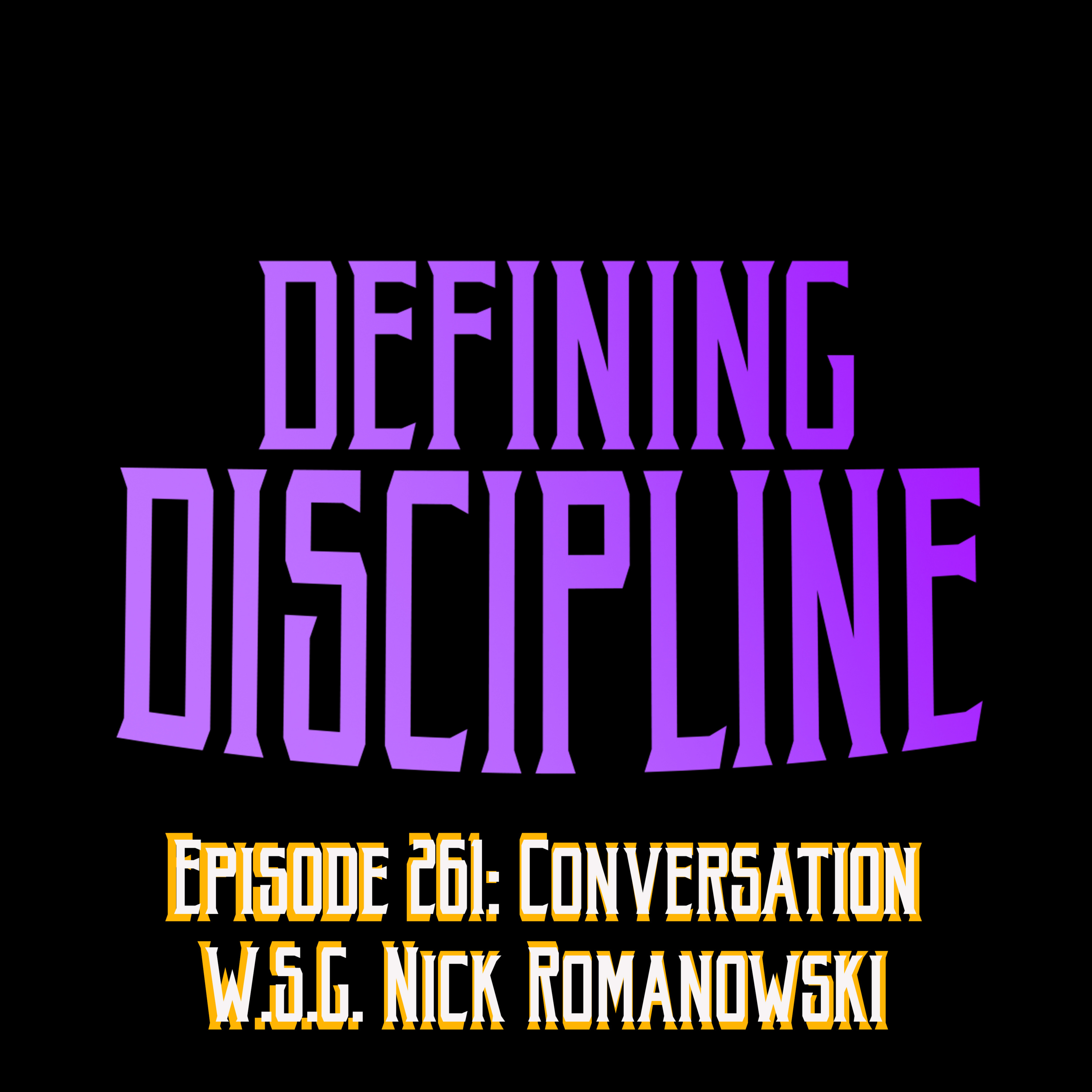 Defining Discipline