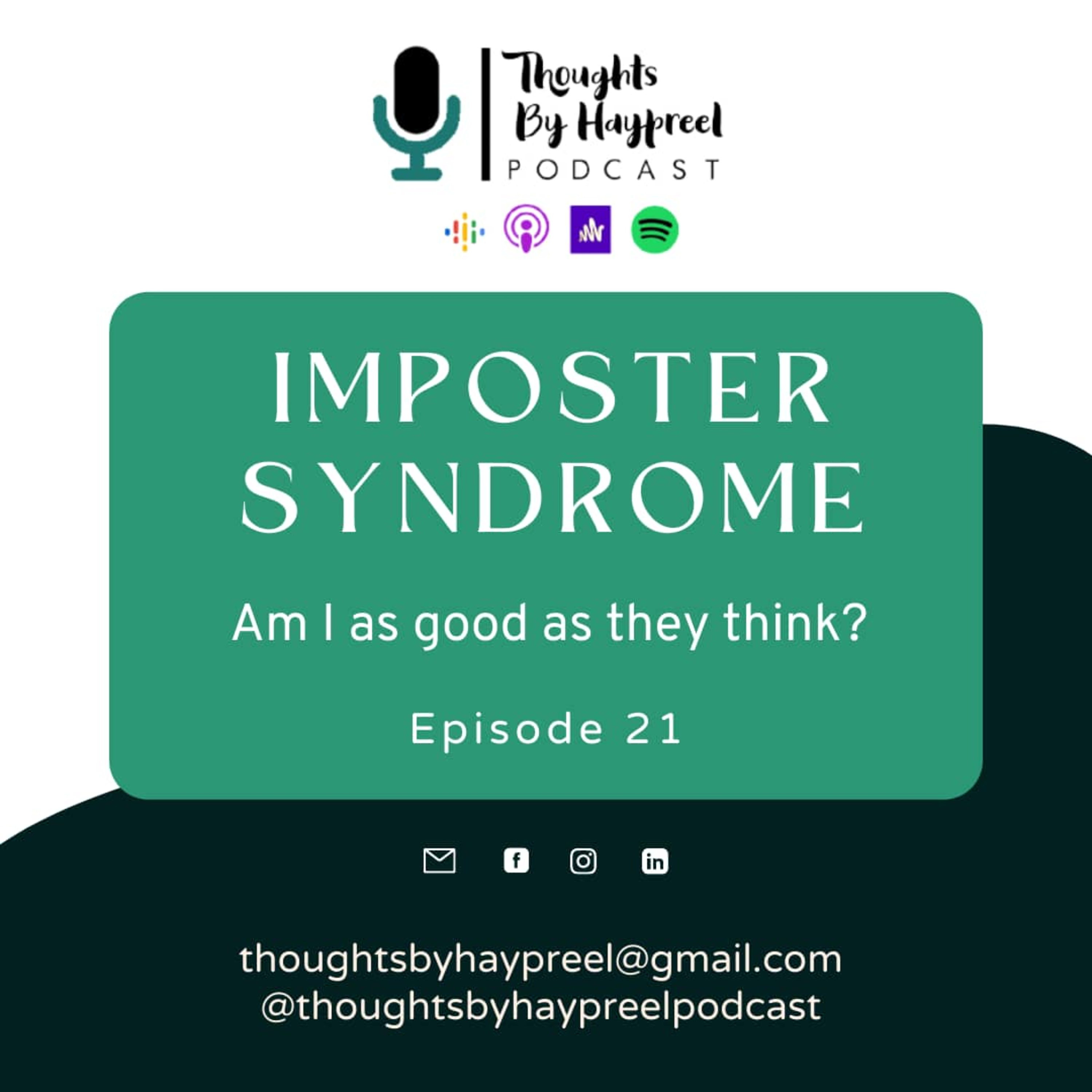 Ep. 21_Imposter Syndrome episode artwork