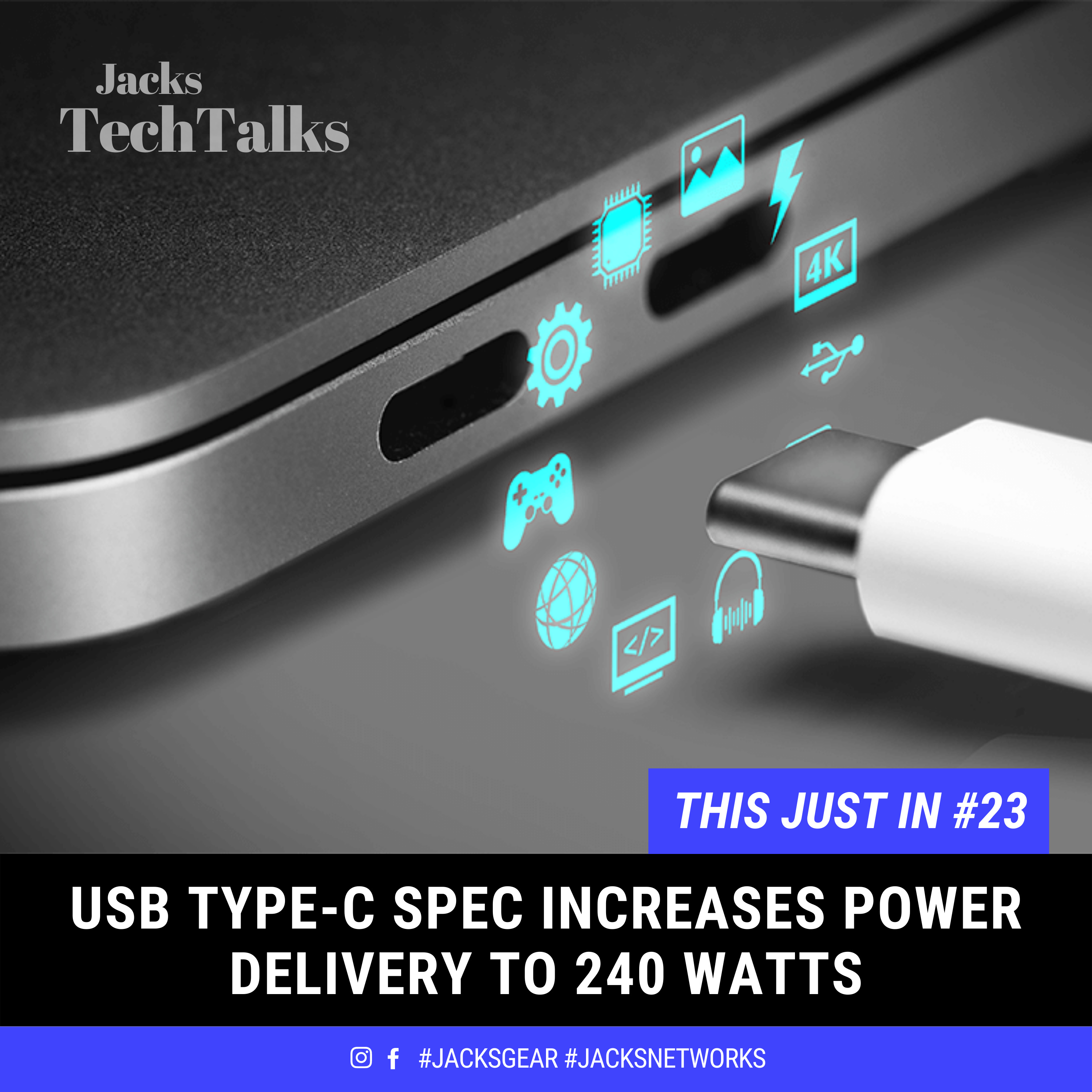 USB Type-C Spec Increases Power Delivery to 240 Watts thumbnail