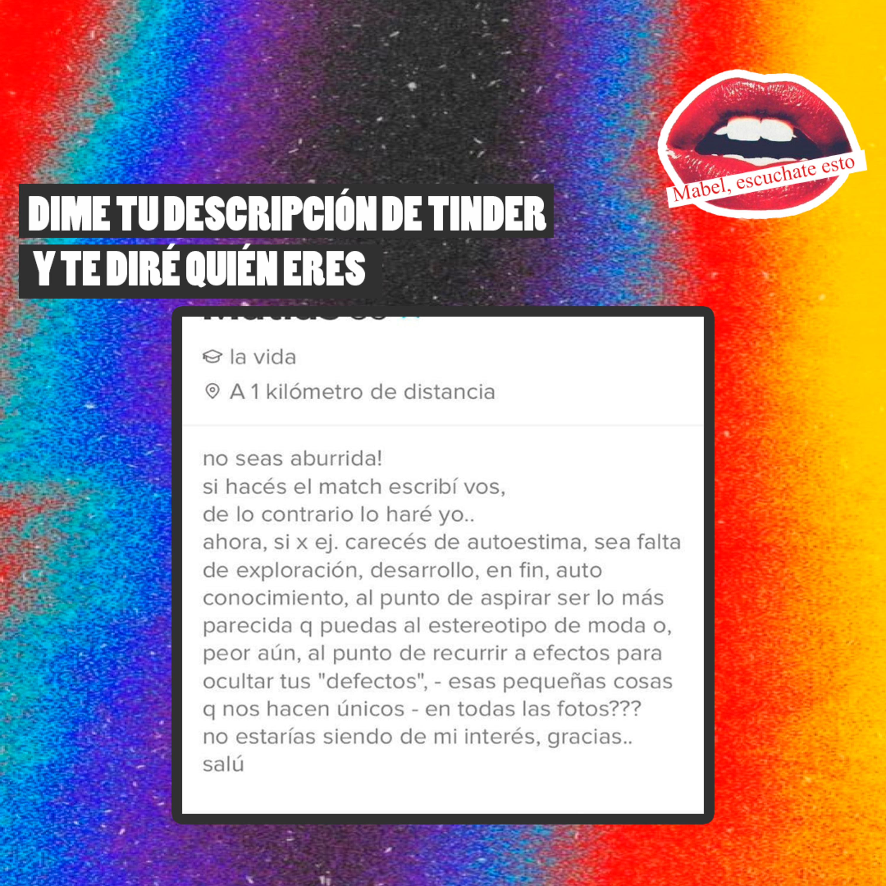 Mabel, escuchate esto