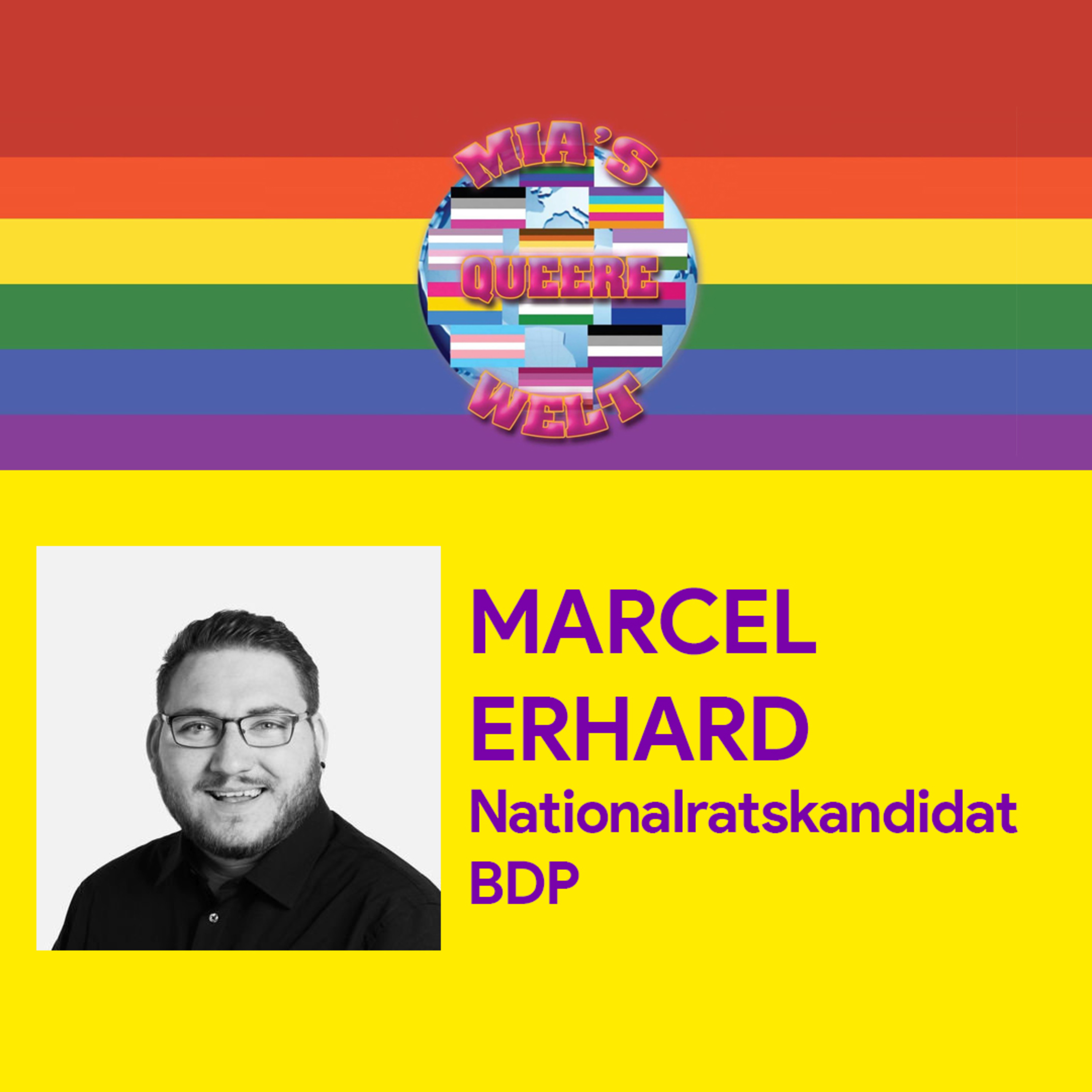 Marcel Erhard, Nationalratskandidat BDP Stadt Bern | Mias queere Welt vom 14.7.2019