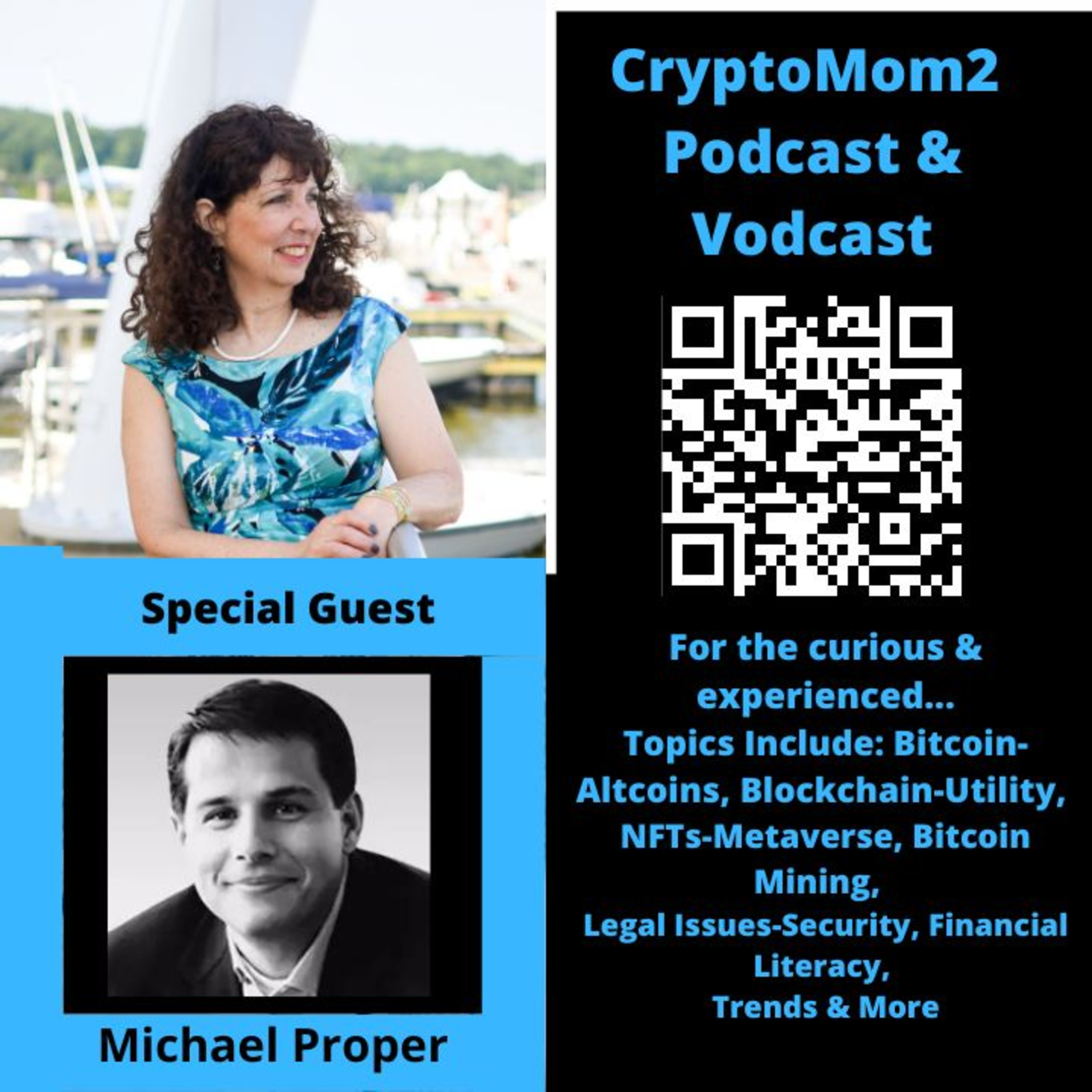 CryptoMom2- Talk Show & Vodcast - Conversations With Jacqui & Others From Around The World.