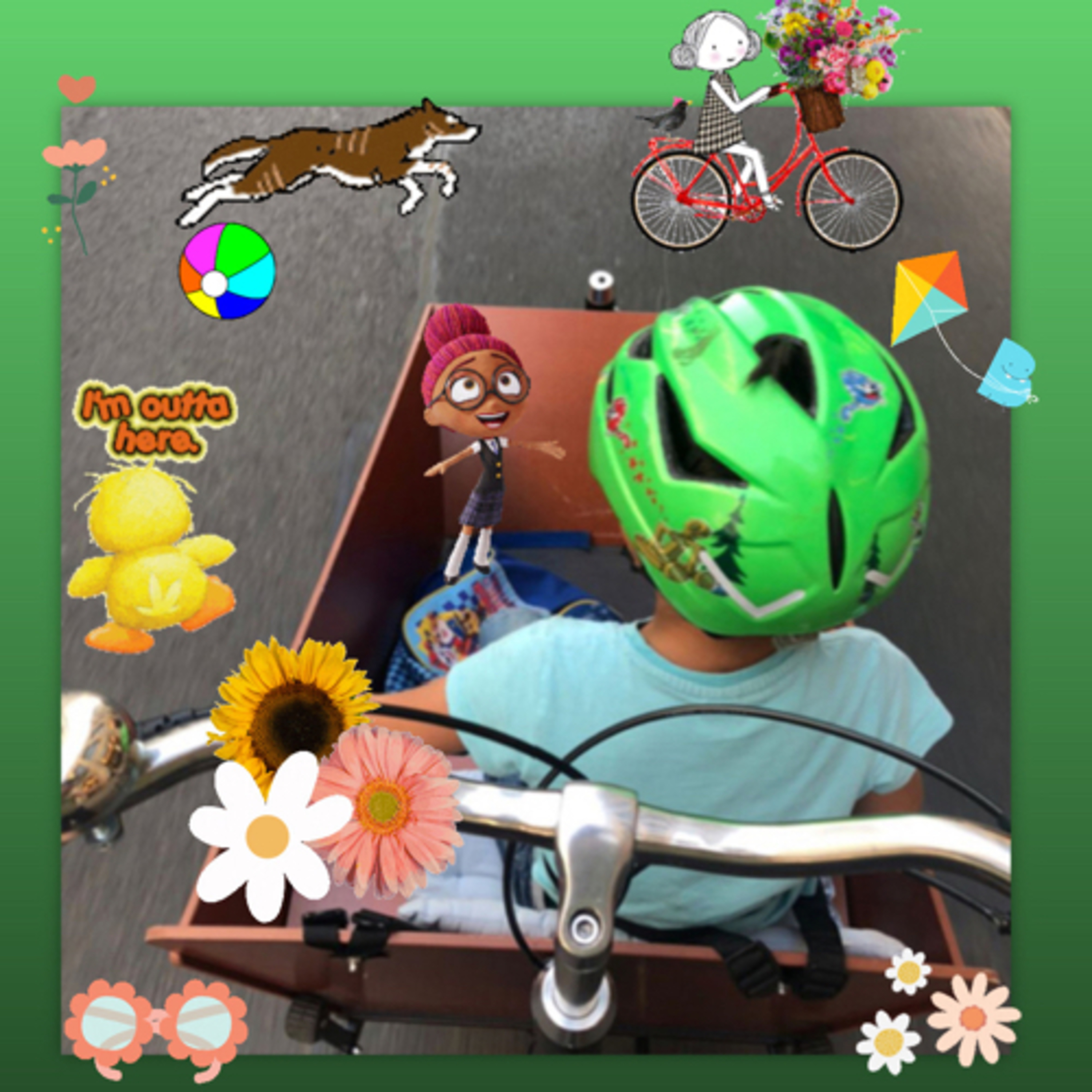 کاور دوچرخه سواری 🚲وشب بخیر 🥱😅