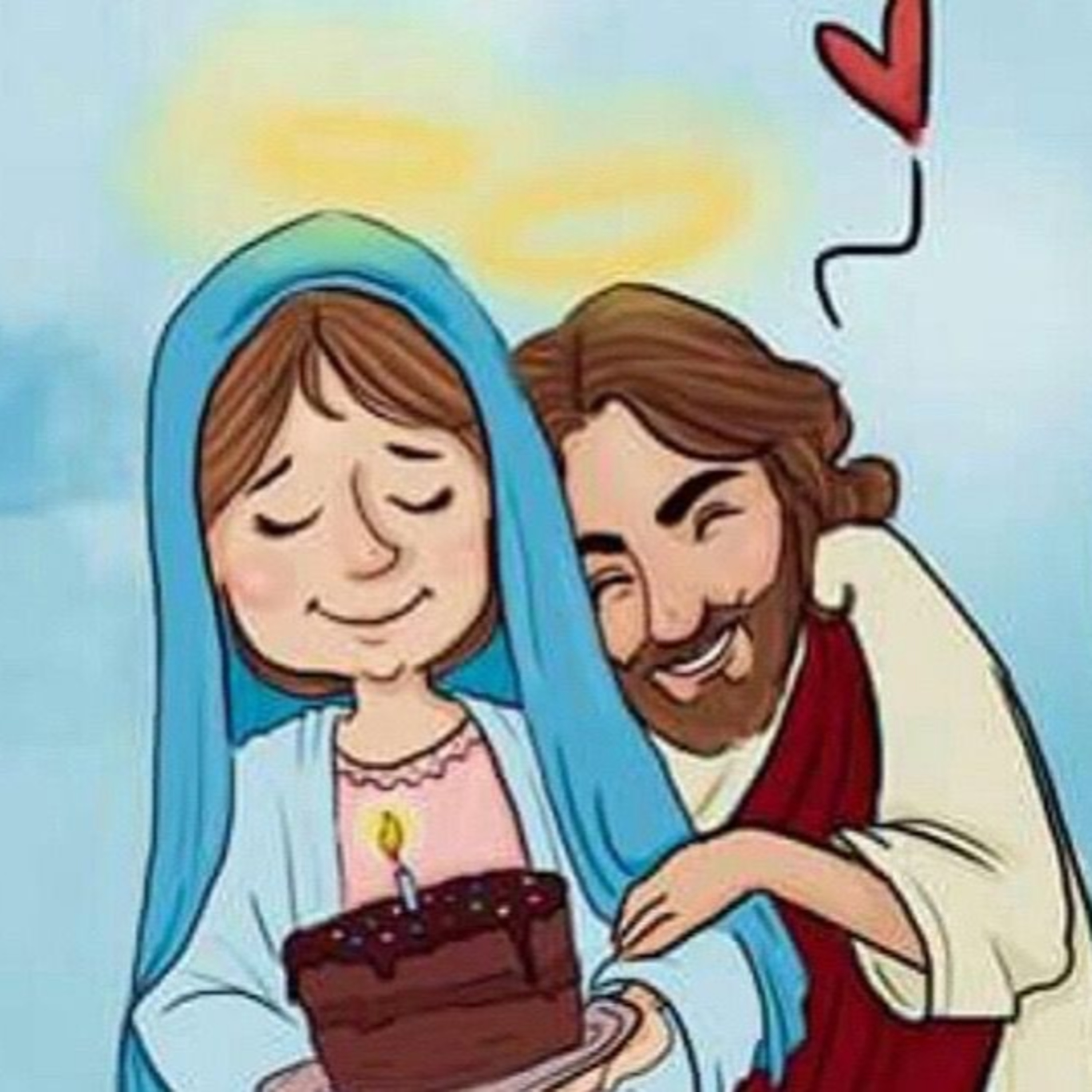 En el cumpleaños de la Virgen