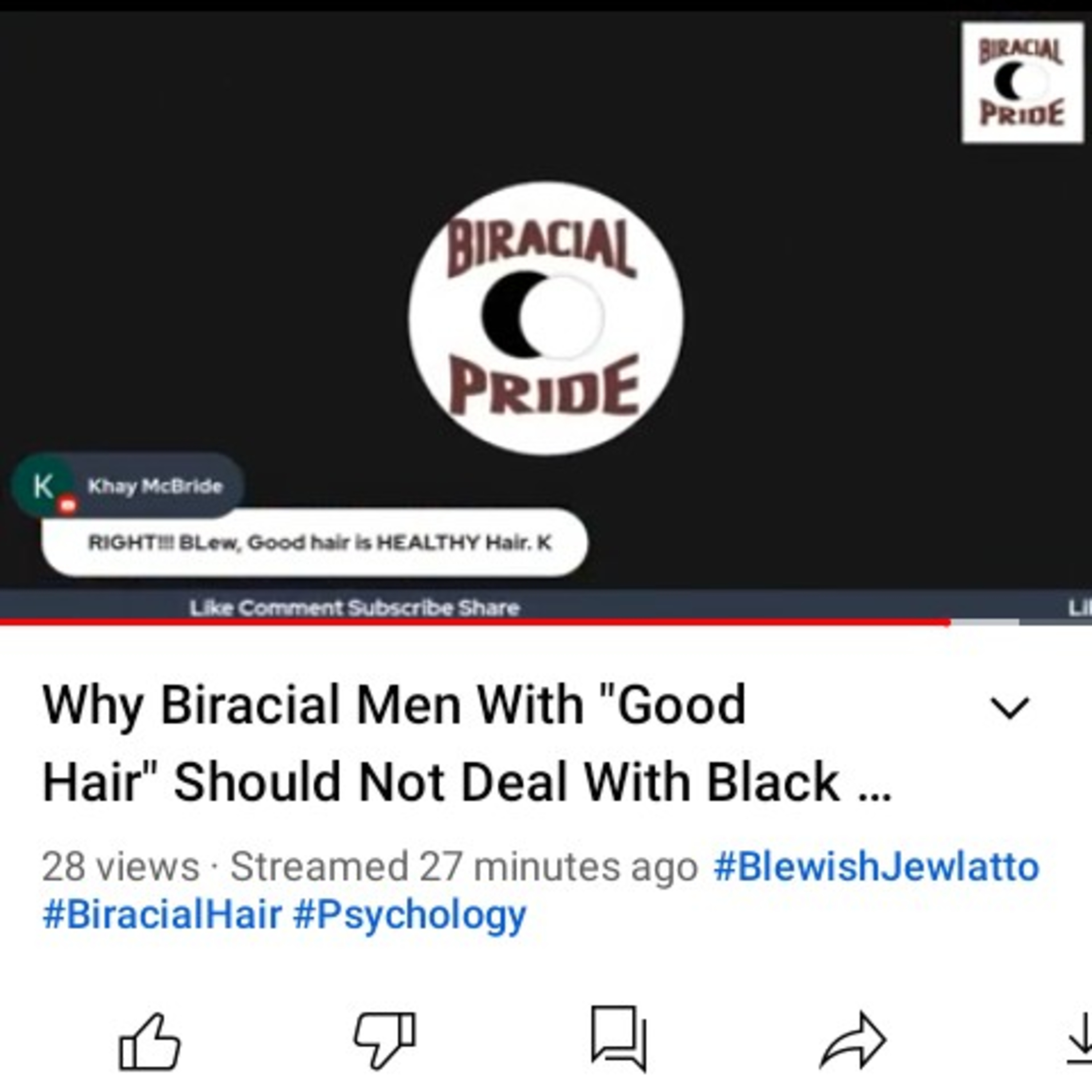 Cry baby Blewish Jewlatto whining about sistas loving his hair texture episode artwork