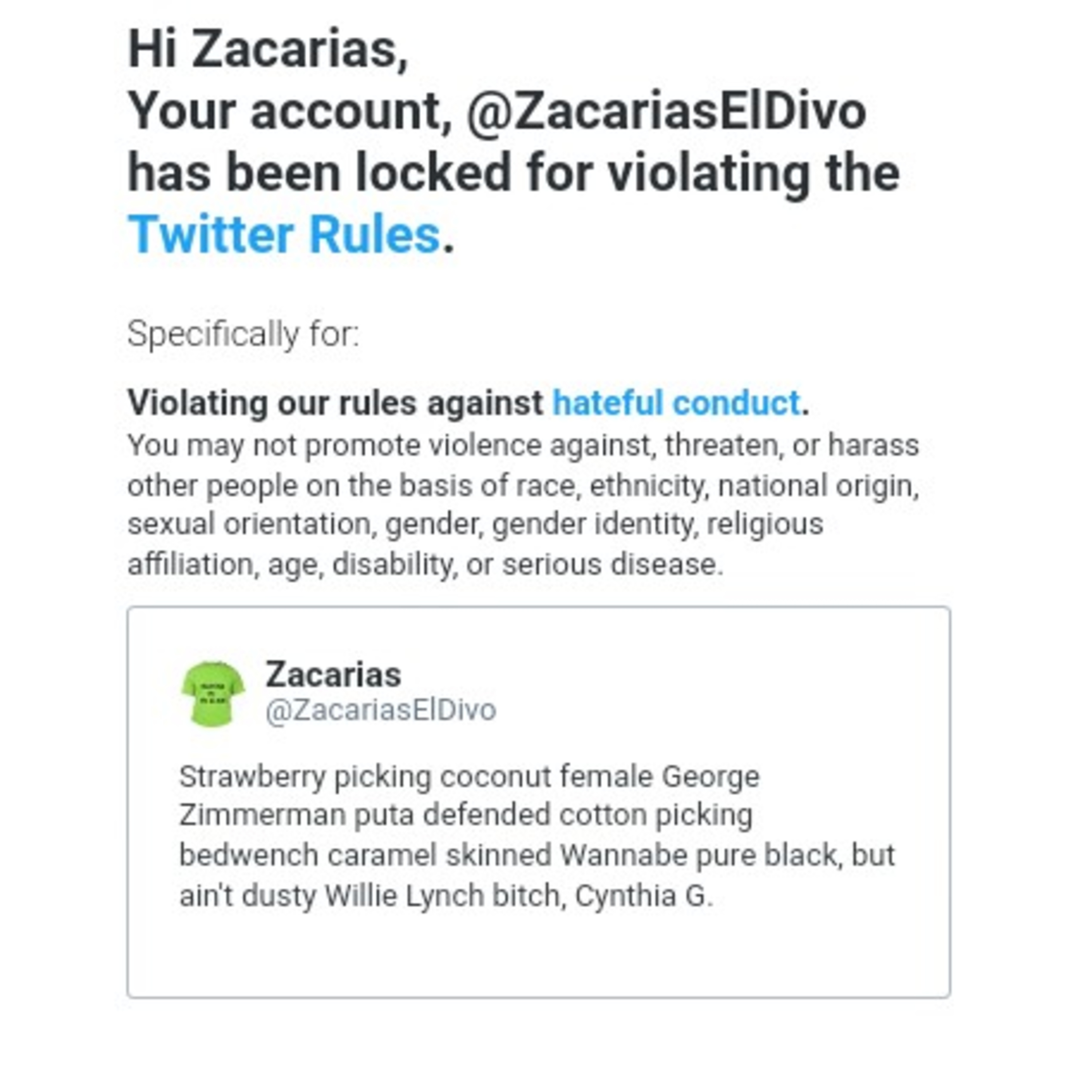 Twitter got mad about my tweet concerning Cynthia G & Nina Montañez episode artwork