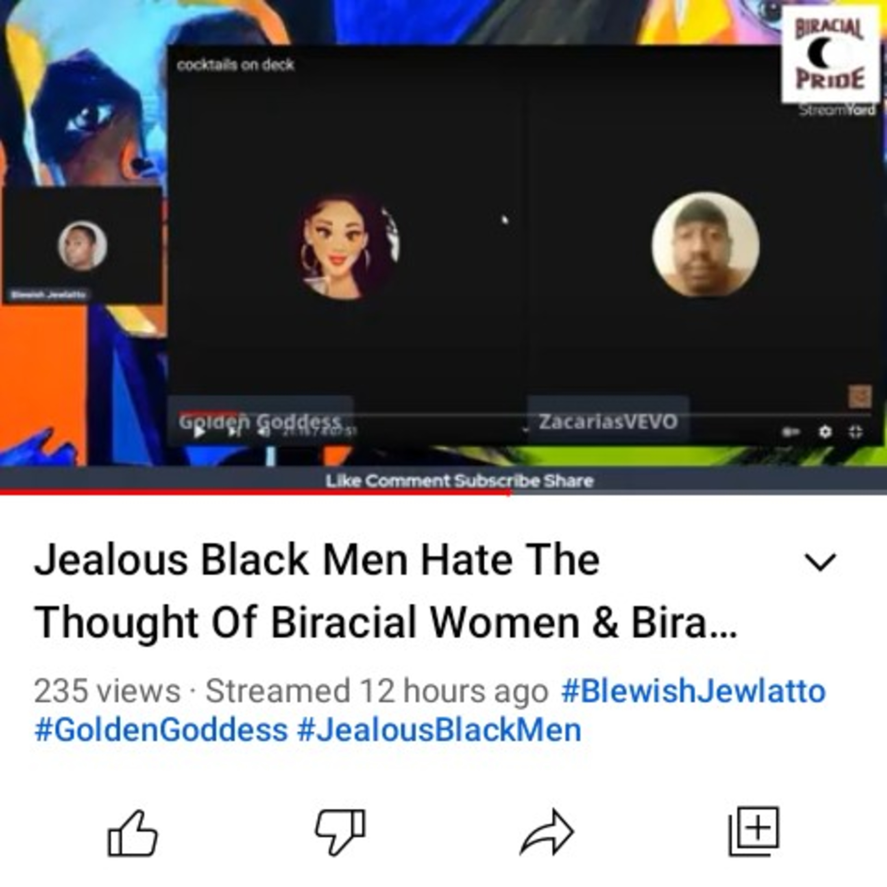 Debunking Panel Twerking Blewish Jewlatto's claims on my guest appearance with Golden Goddess  episode artwork