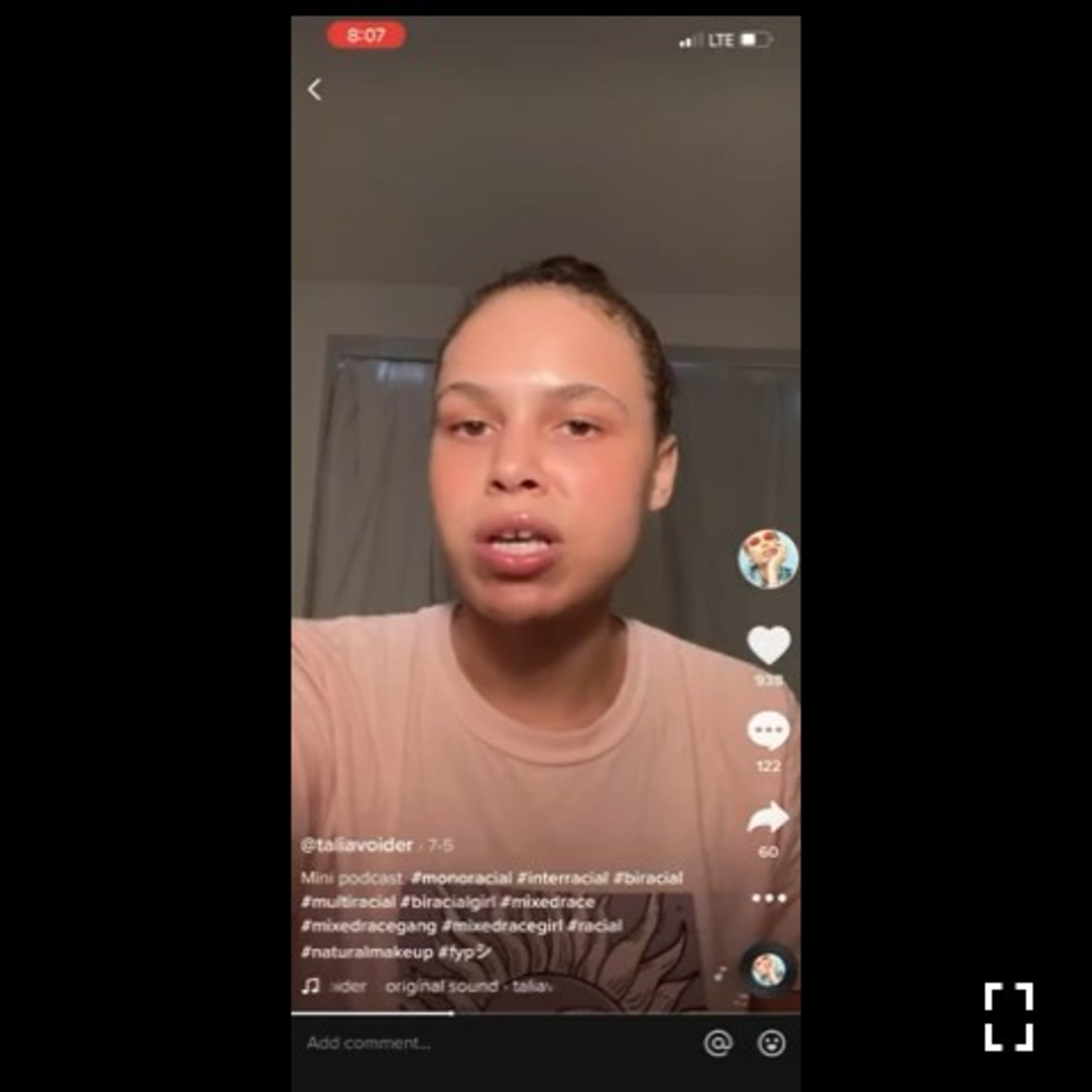 Ados people are not pure black so leave Talia Voider, biracial Tik Toker alone episode artwork
