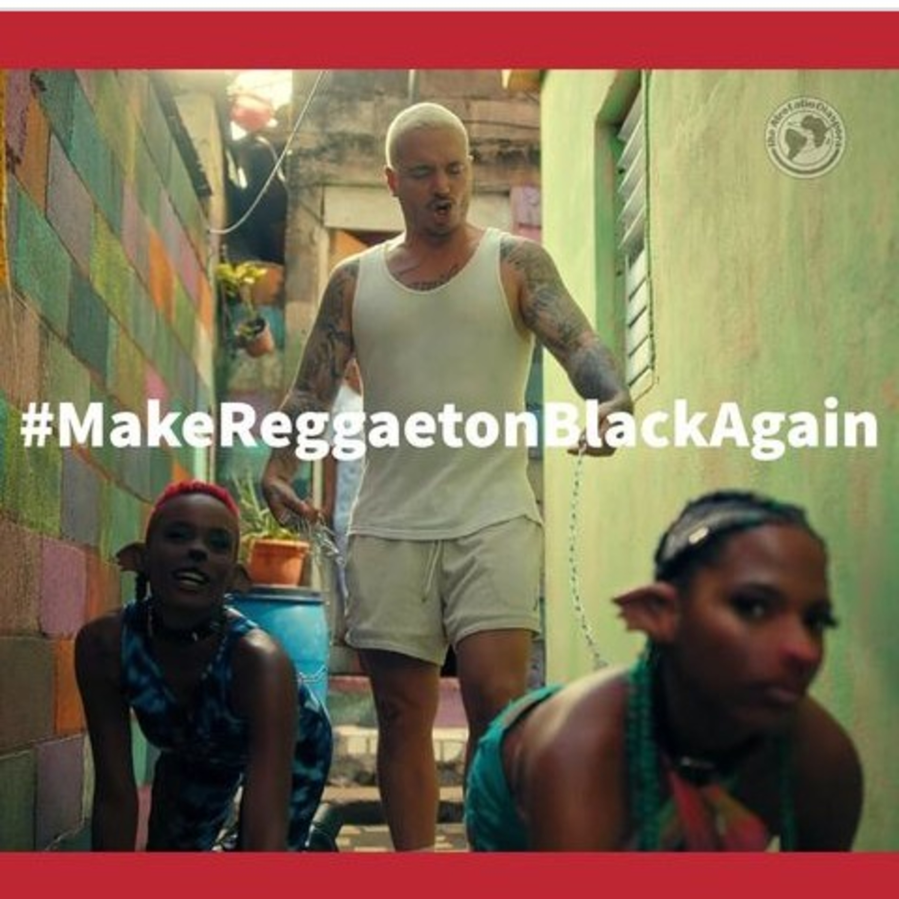 Light skin Afro Mestizo Colombian artist, J Balvin & his racist video "Yo Soy Una" episode artwork