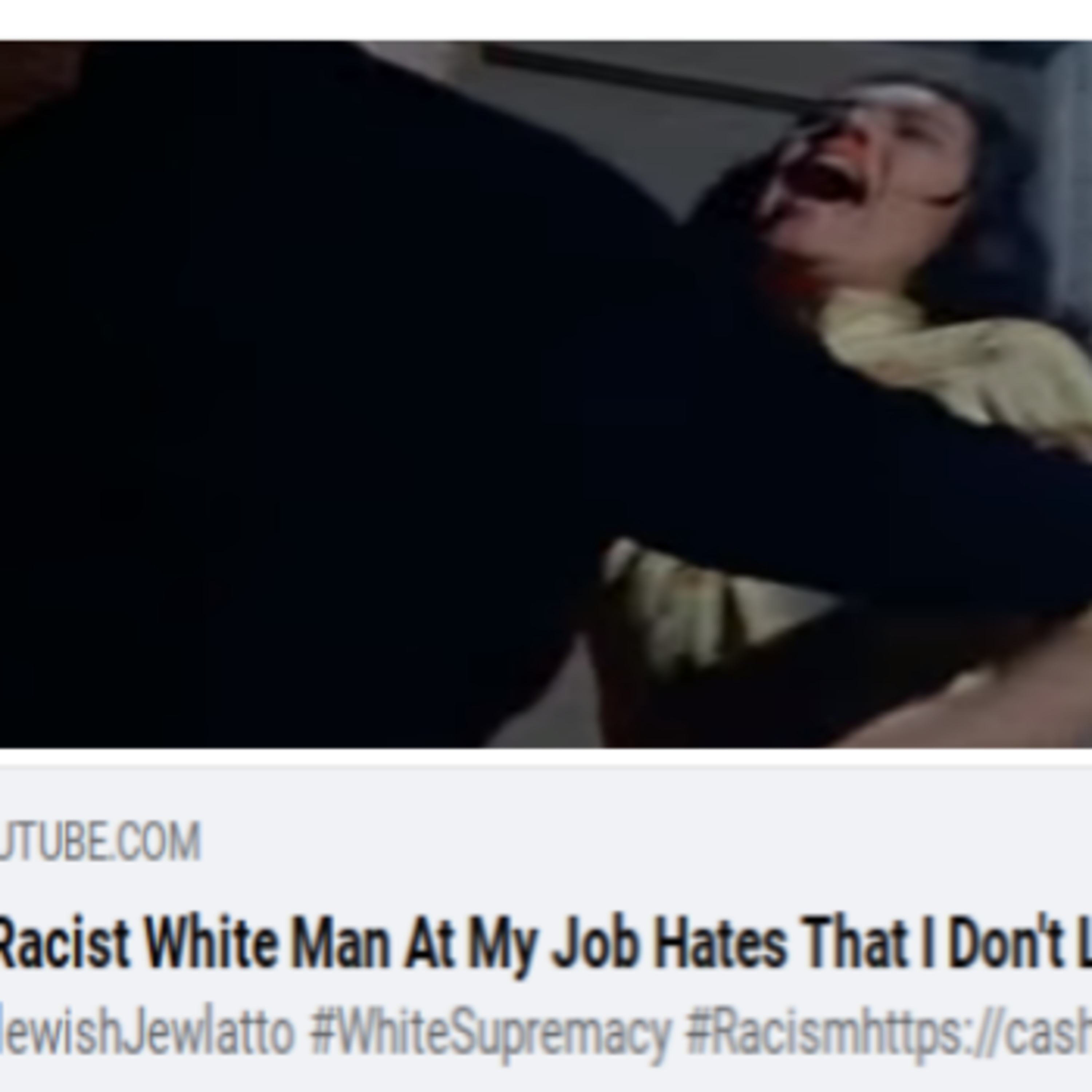 Tragic Mulatto YouTuber, Blewish Jewlatto gets a N*gga Wakeup at his job from Massa co-worker and Missa/Female Massa Karen Boss(my possible distant white kinfolks, lol) episode artwork