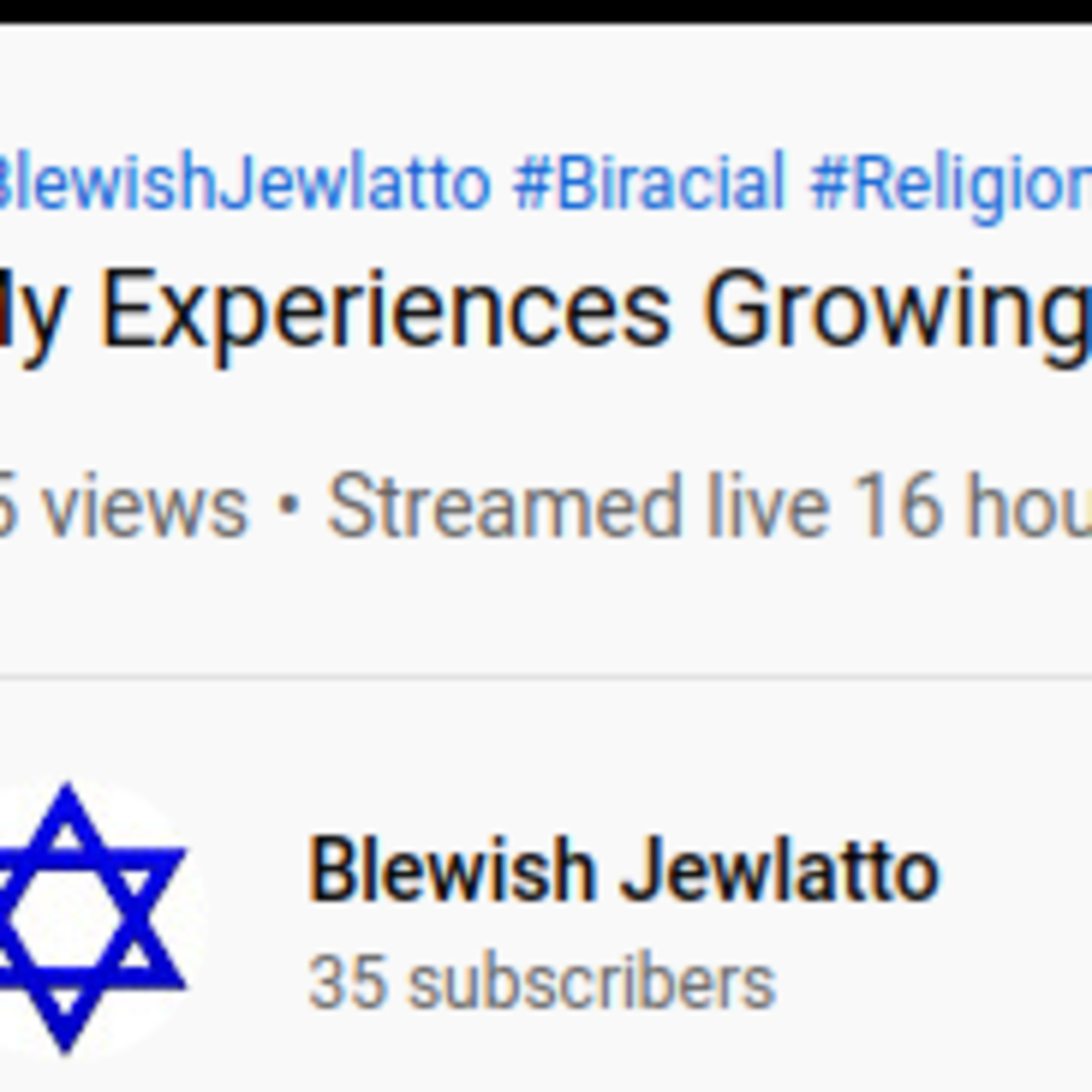 Blewish Jewlatto twists the Bible (2 Peter 1:20,21 & 3:15-17) by claiming that Bible says "mixed race people are an abomination" while using that as an argument to bash Christianity episode artwork