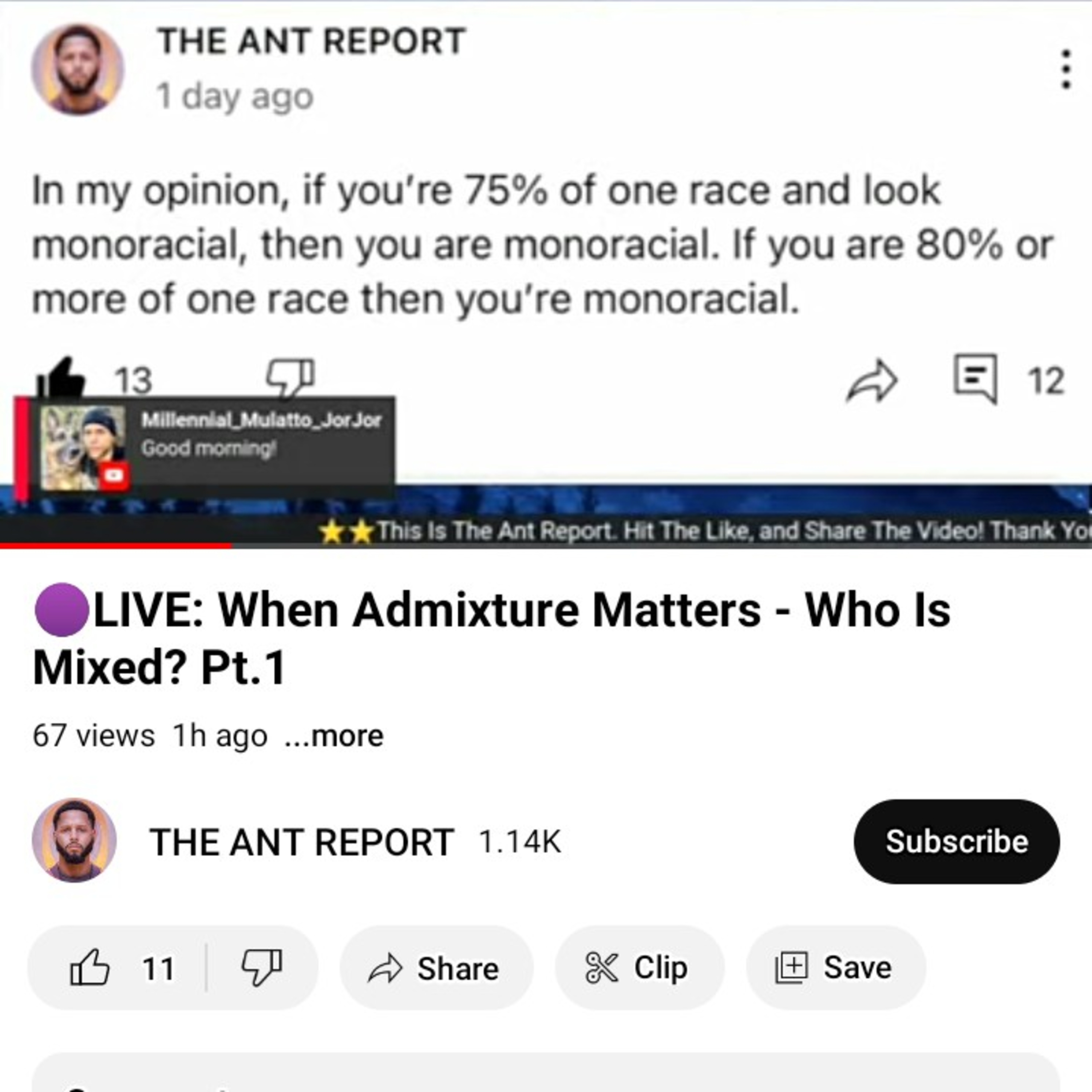 Fake Jamaican Mr. Cleo aka Anthony Ali lies again about Multiracial identity & DNA testing  episode artwork