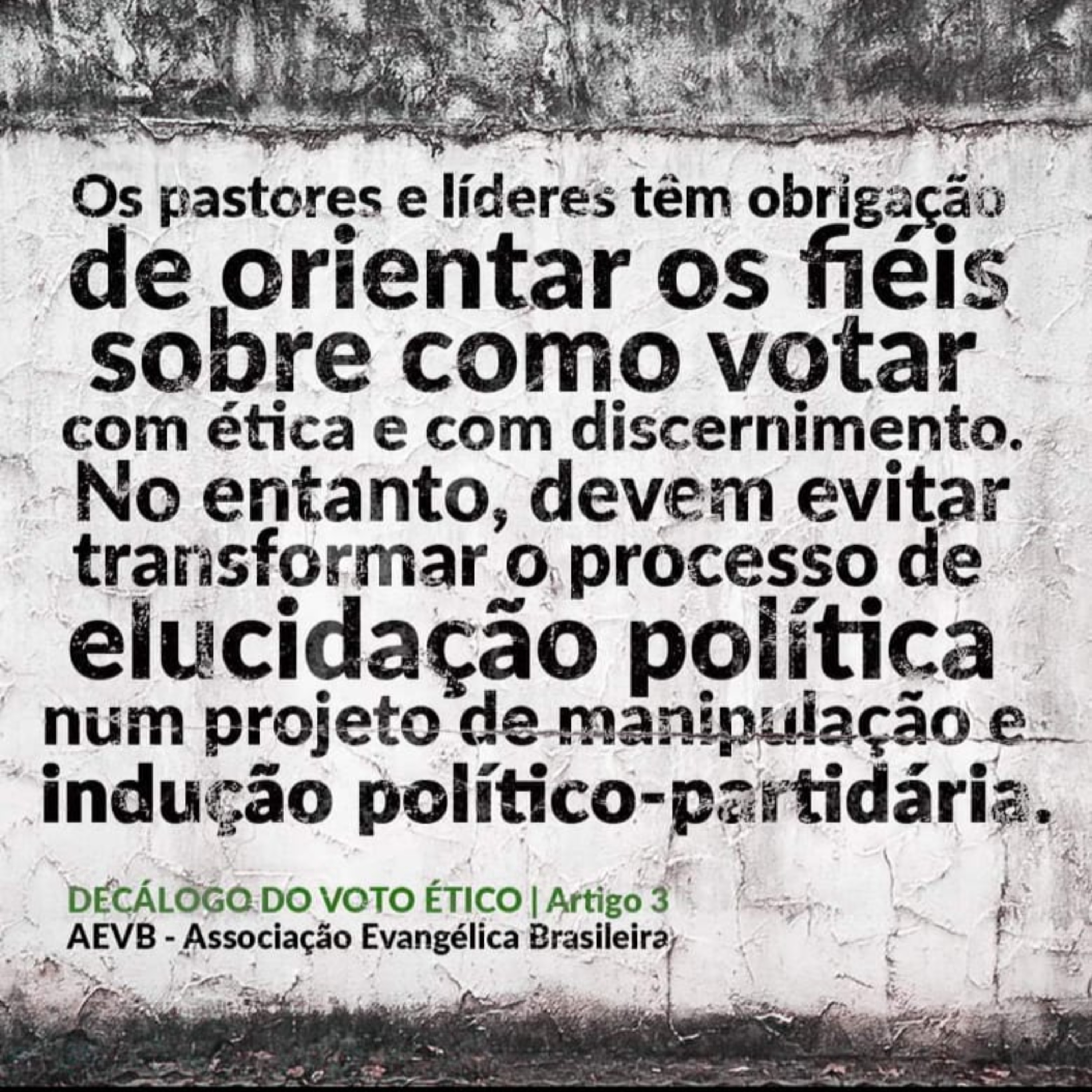 "Vote, Não Devote - Elucidando o Voto Cristão em uma Eleição Complexa". episode artwork