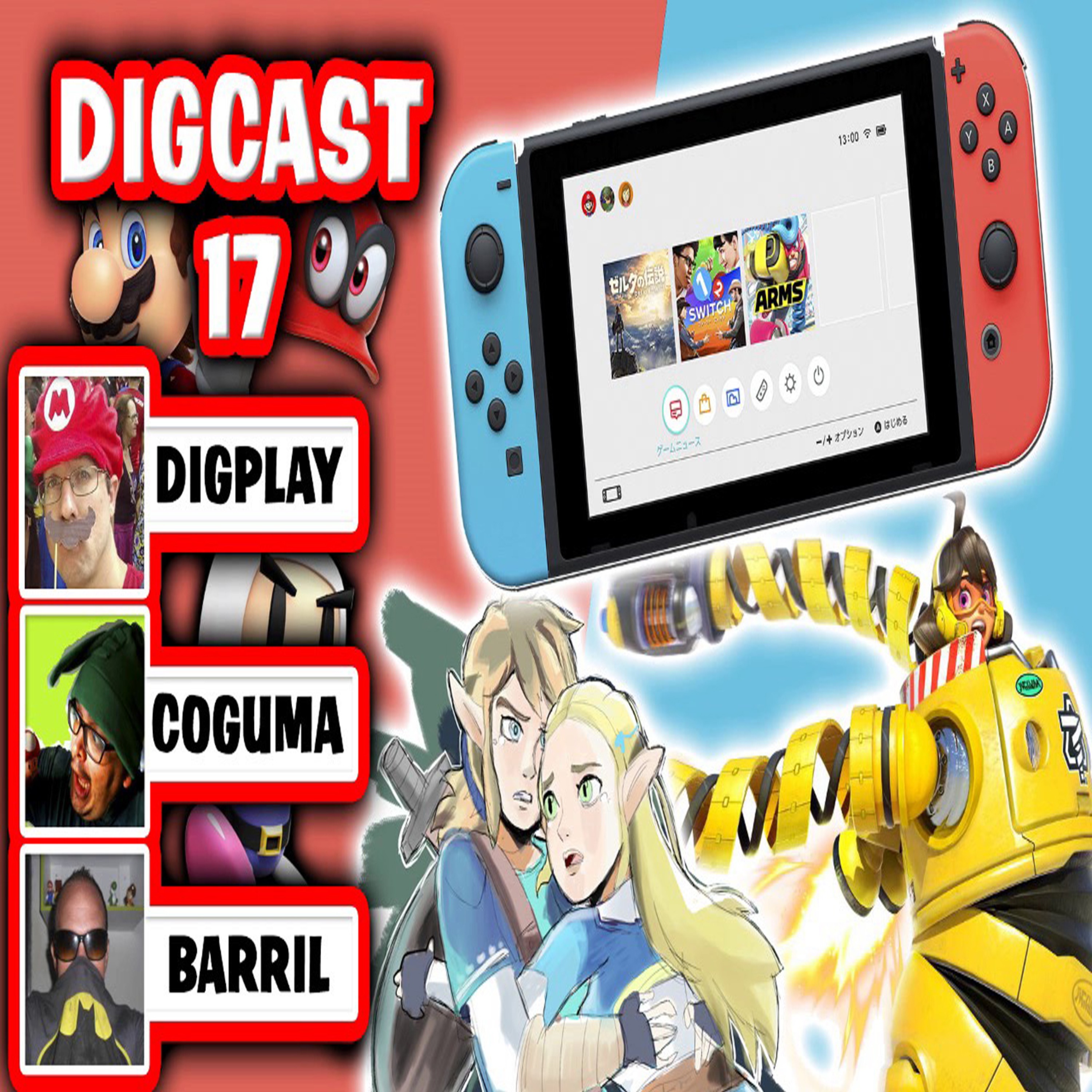 DIGCAST #17 - Considerações do evento de apresentação do Nintendo Switch