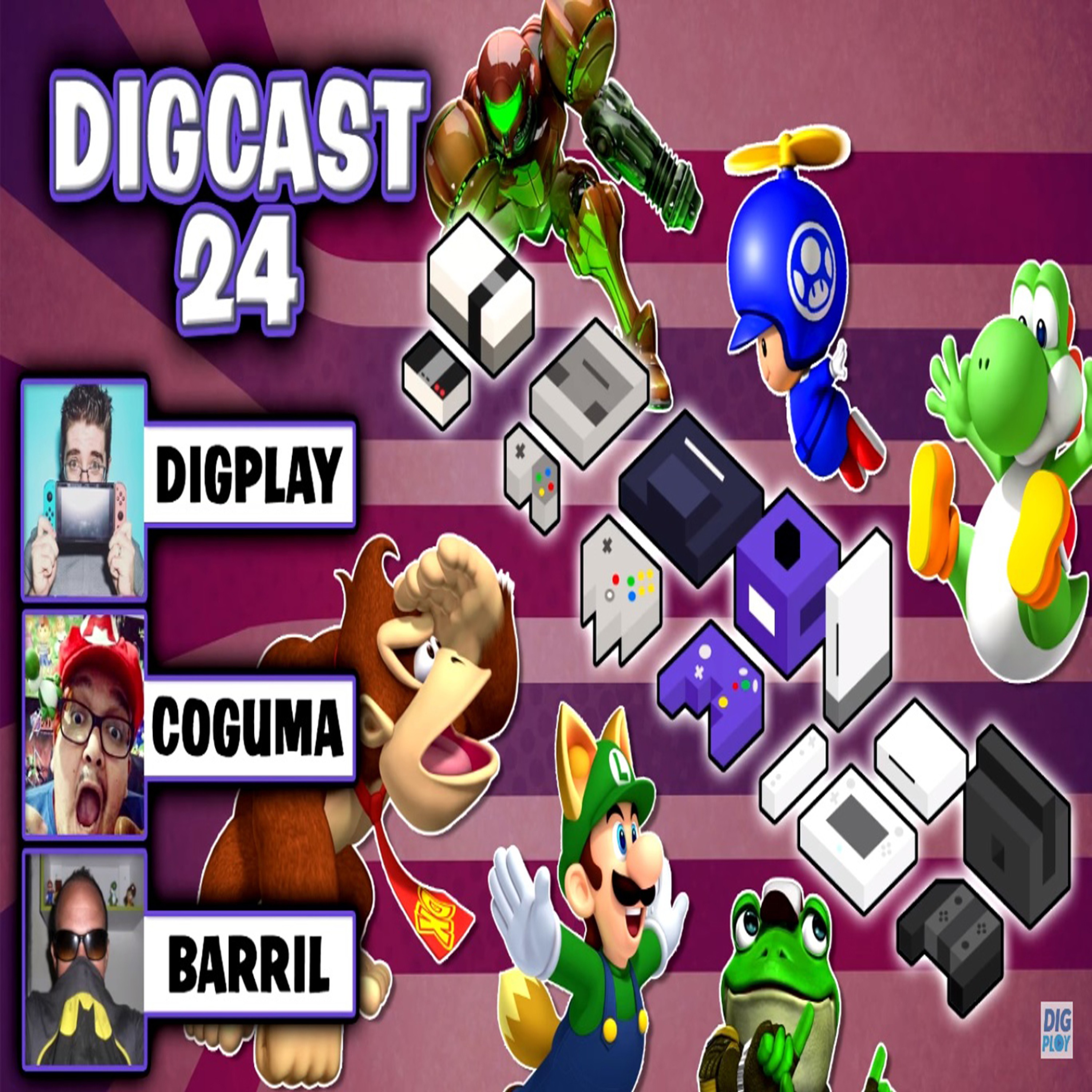 DIGCAST #24 - Nintendo e seus consoles de Mesa