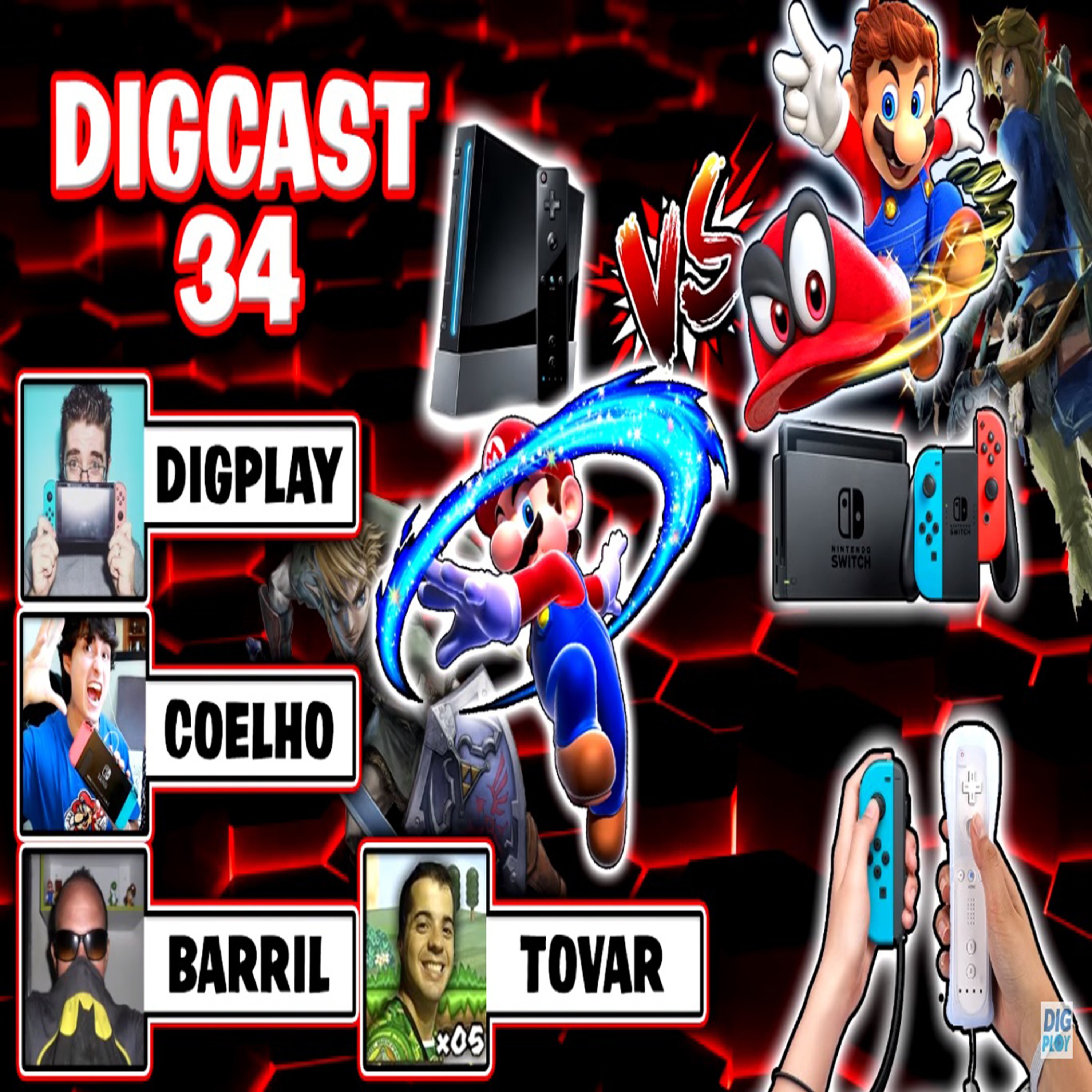 DIGCAST #34 - Nintendo Switch VS Nintendo Wii