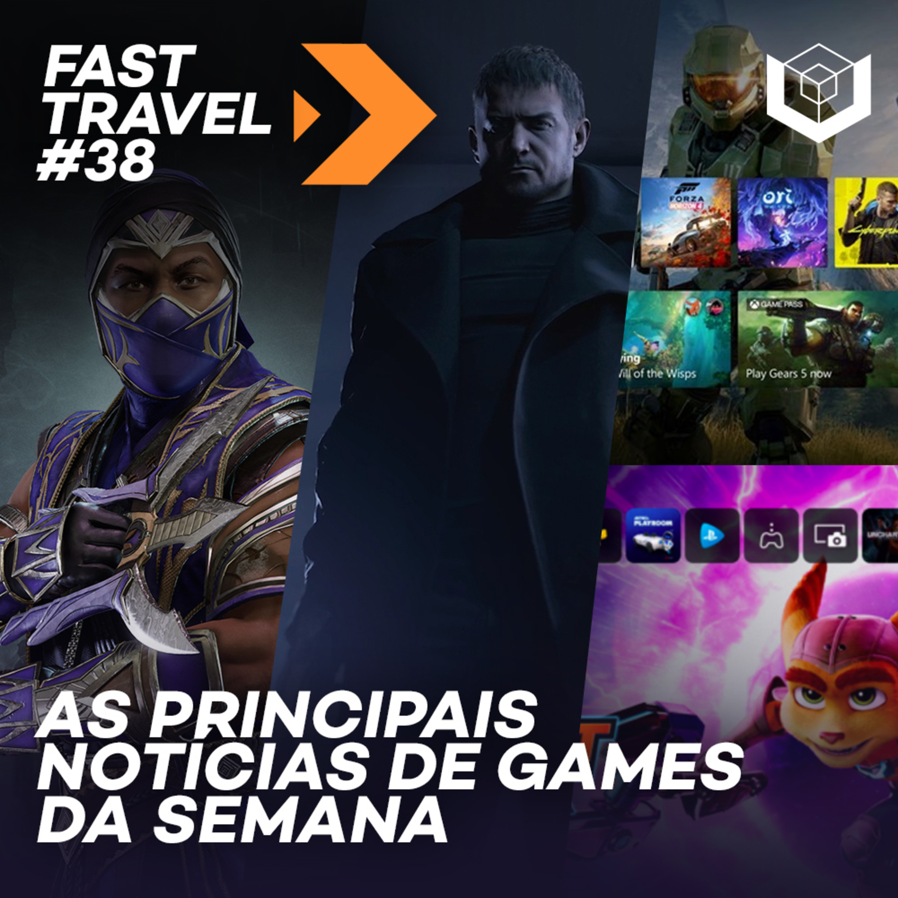 FAST TRAVEL #38 - Interface do PS5 e Series X, Novidades de RE 8, Gameplay do Rain e muito mais  episode artwork