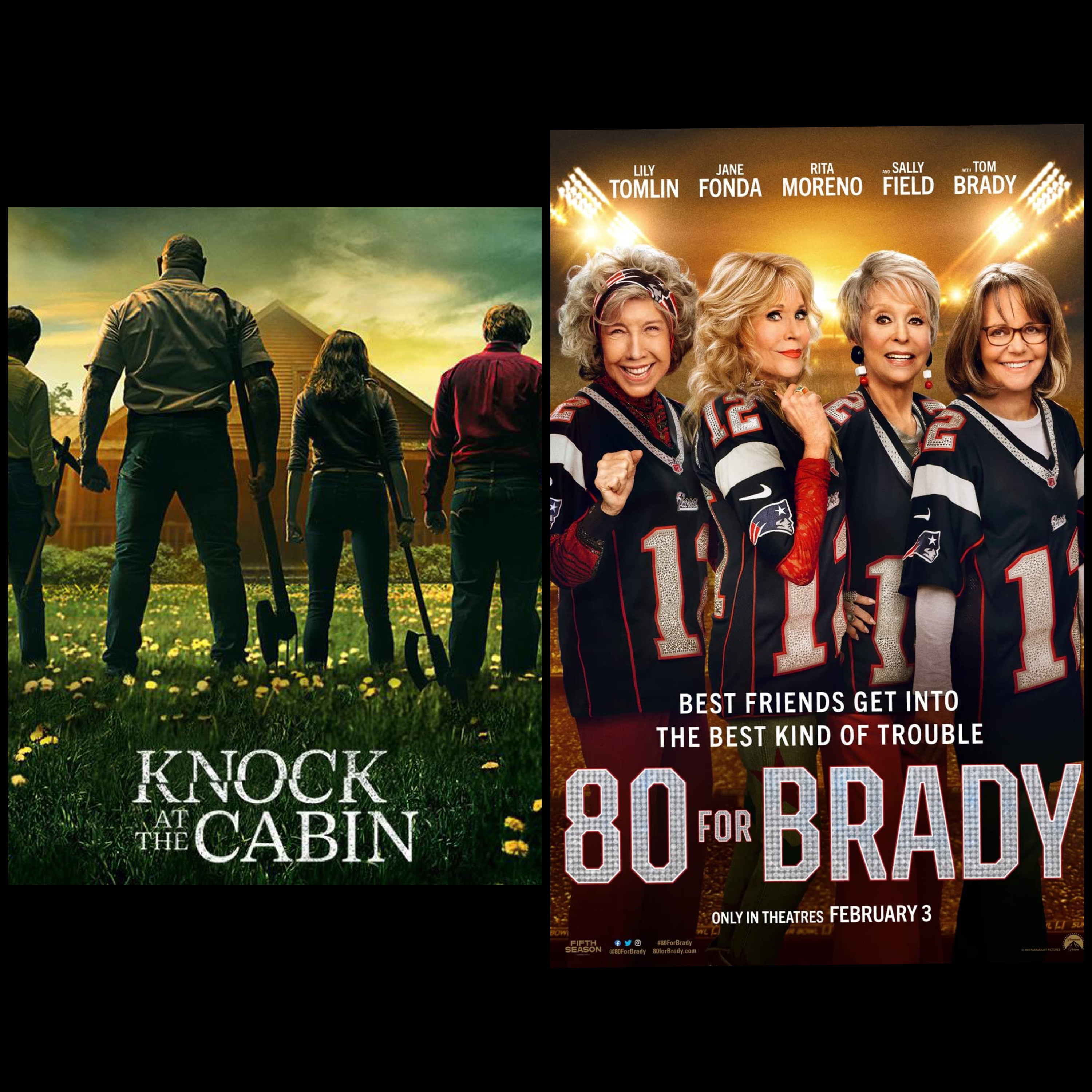 Movies S5 E2- Knock At The Cabin & 80 For Brady (ft. Fahrenheit)  episode artwork