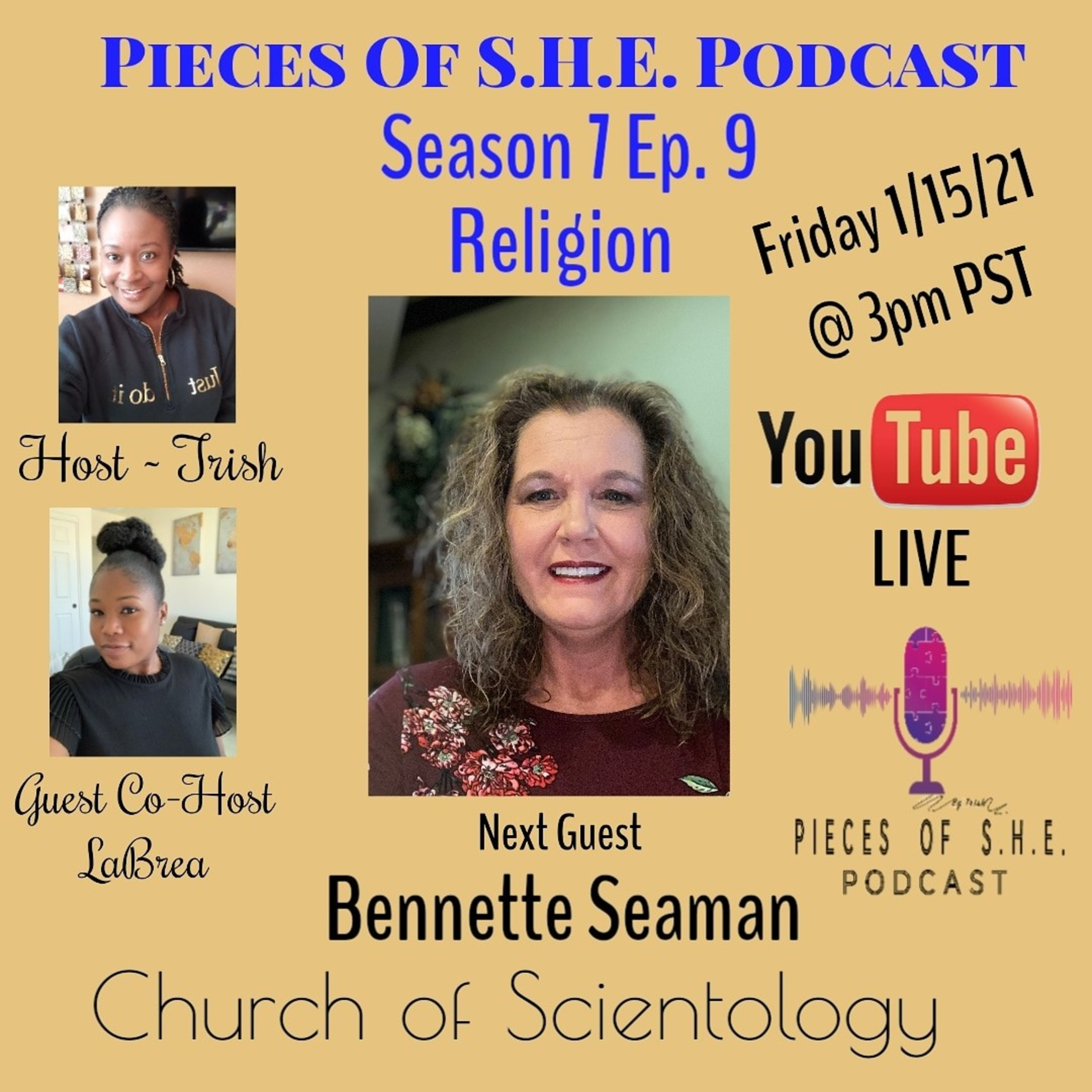 Season 7 Ep. 9 - Benette Seaman (Church of Scientology) episode artwork