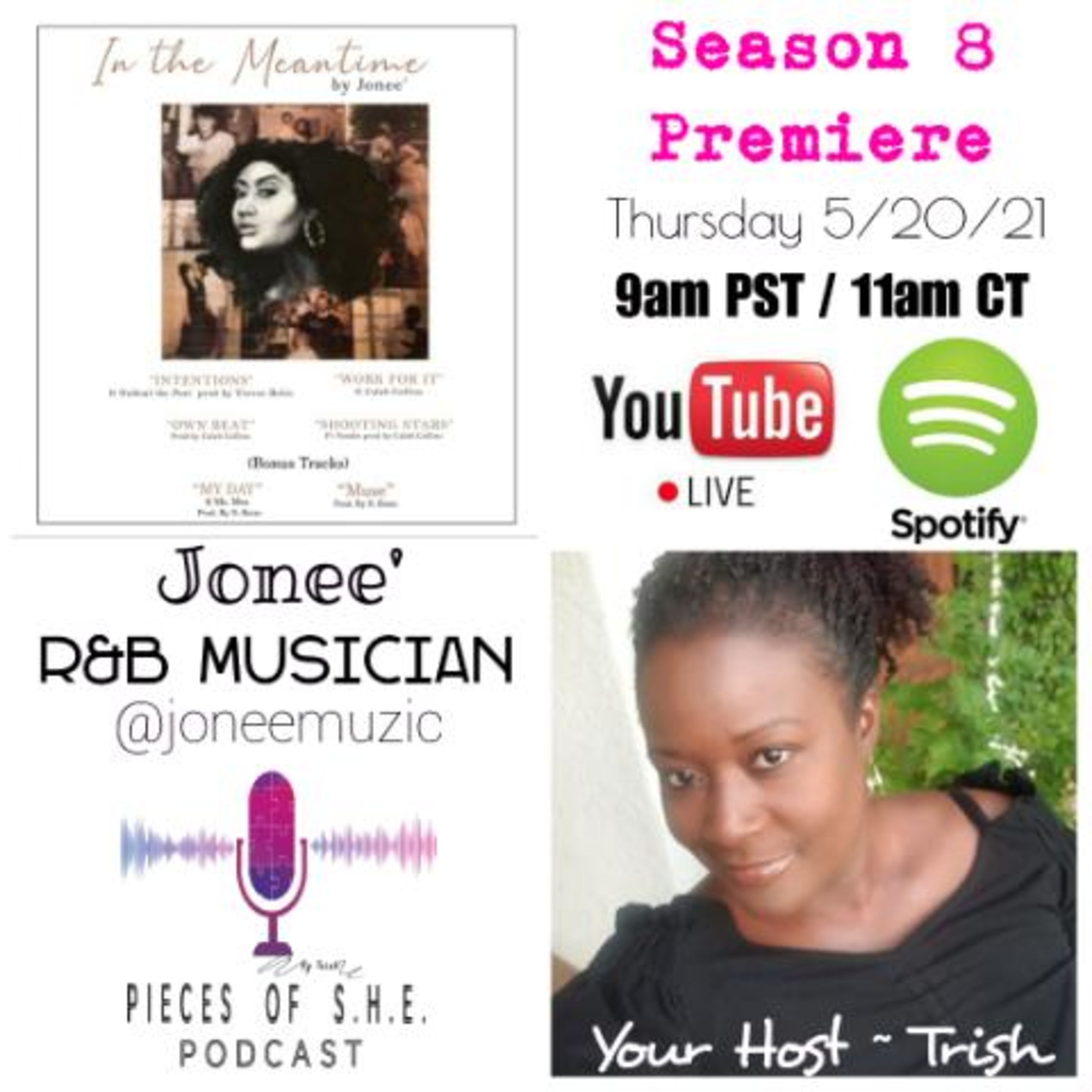 Pieces Of S.H.E. Podcast - Season 8 Premiere (Jonee) episode artwork