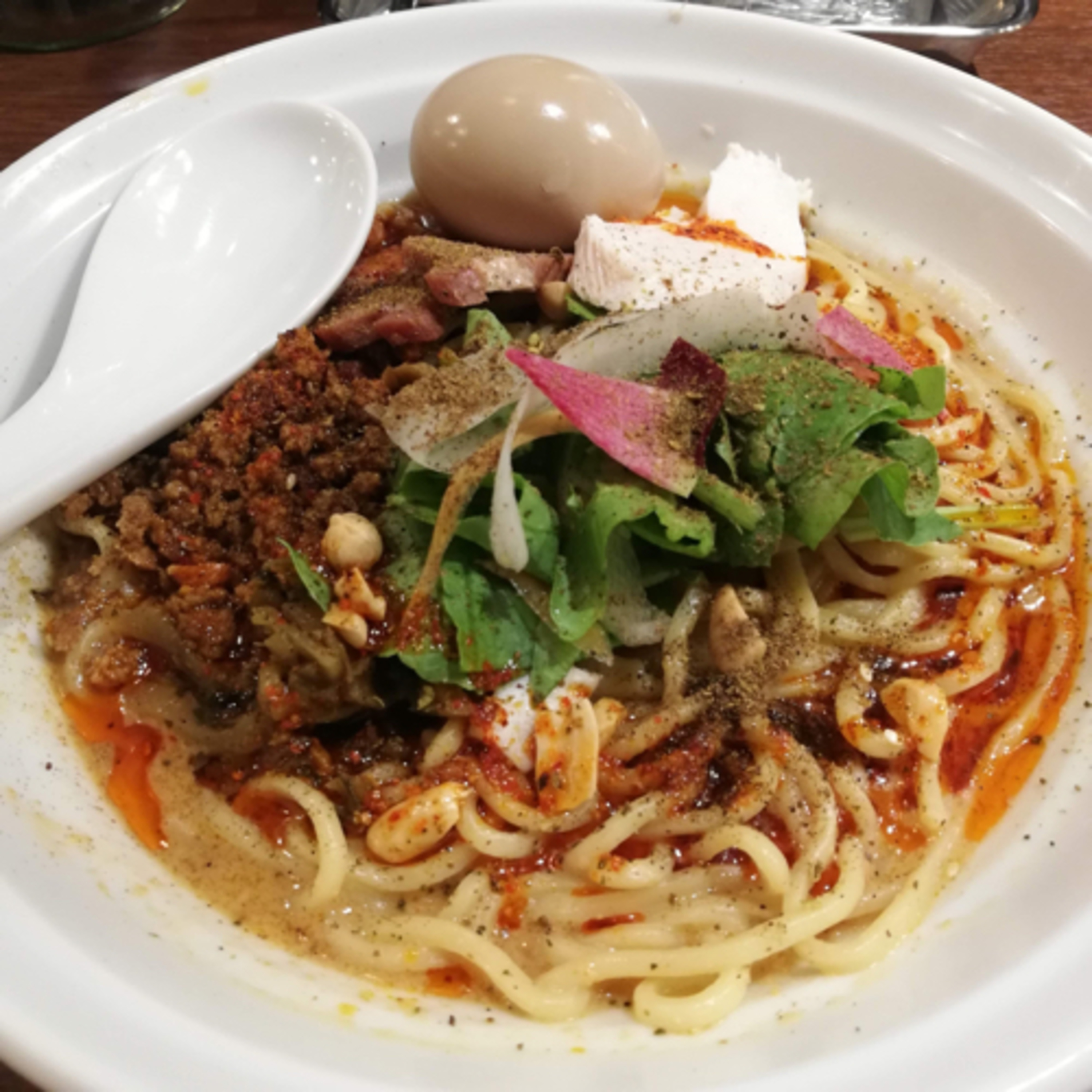 ピリリと辛い打ち上げ麺