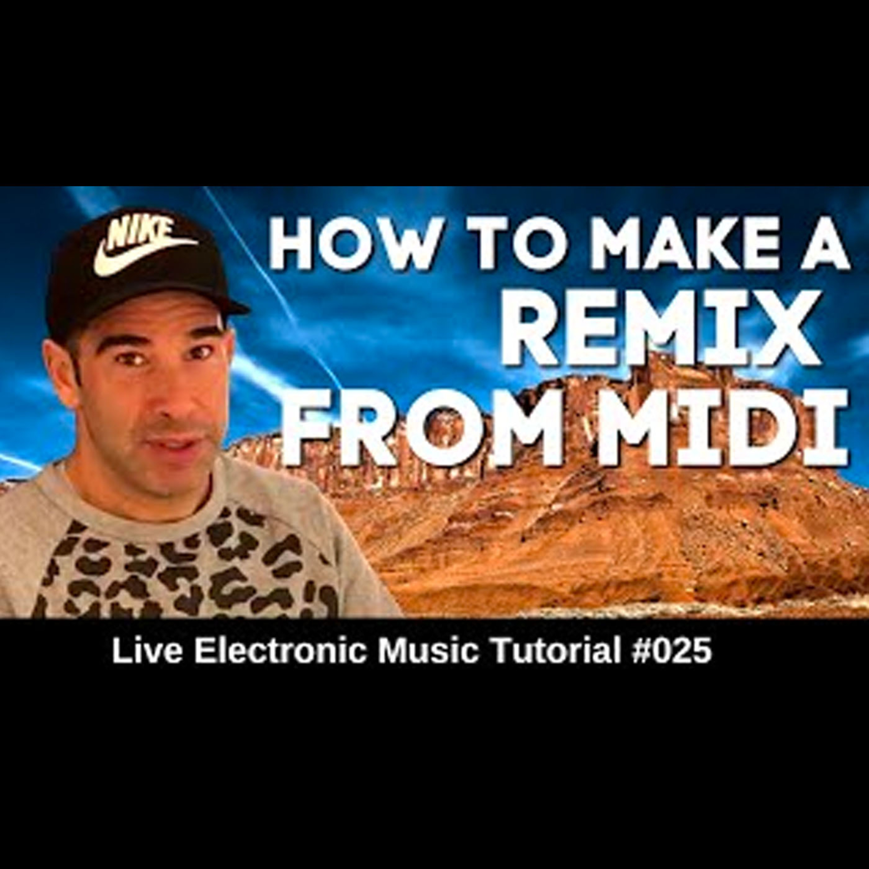 How to make a remix from MIDI (Genesis - Invisible Touch) | Live Electronic Music Tutorial 025