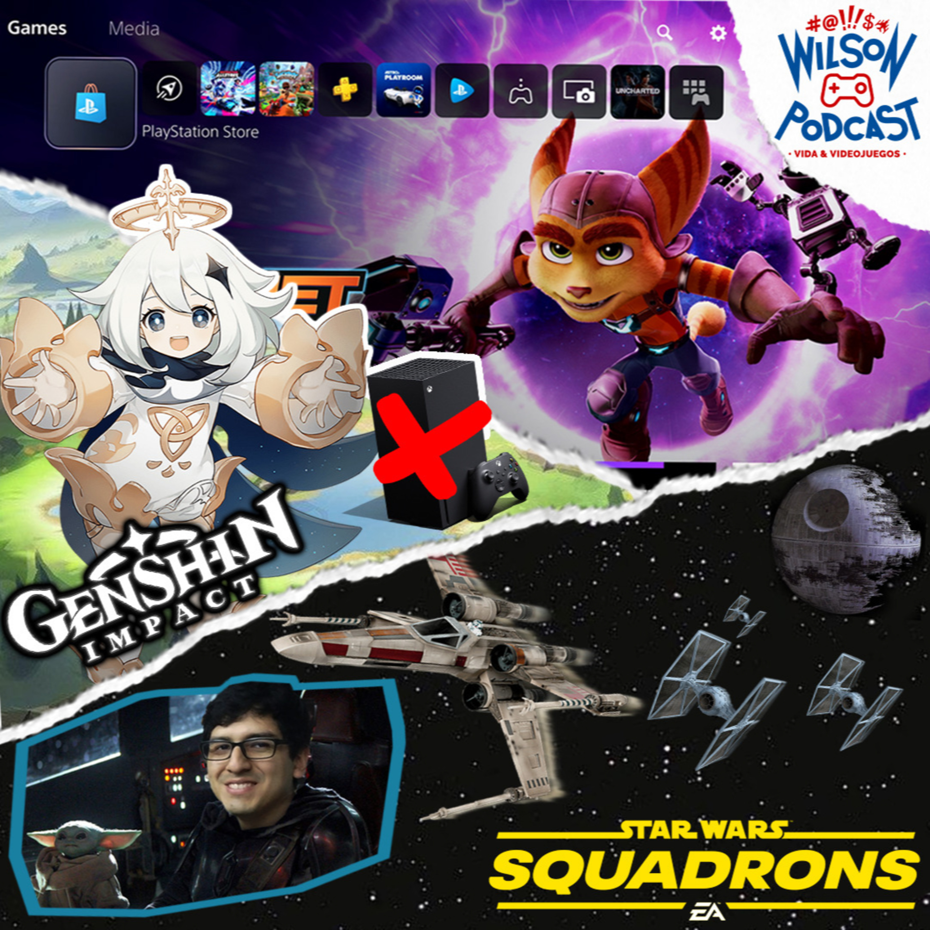 Por fin vemos la interfaz de PlayStation 5 / Xbox Serie X se queda sin Waifus / impresiones Star Wars Squadron episode artwork