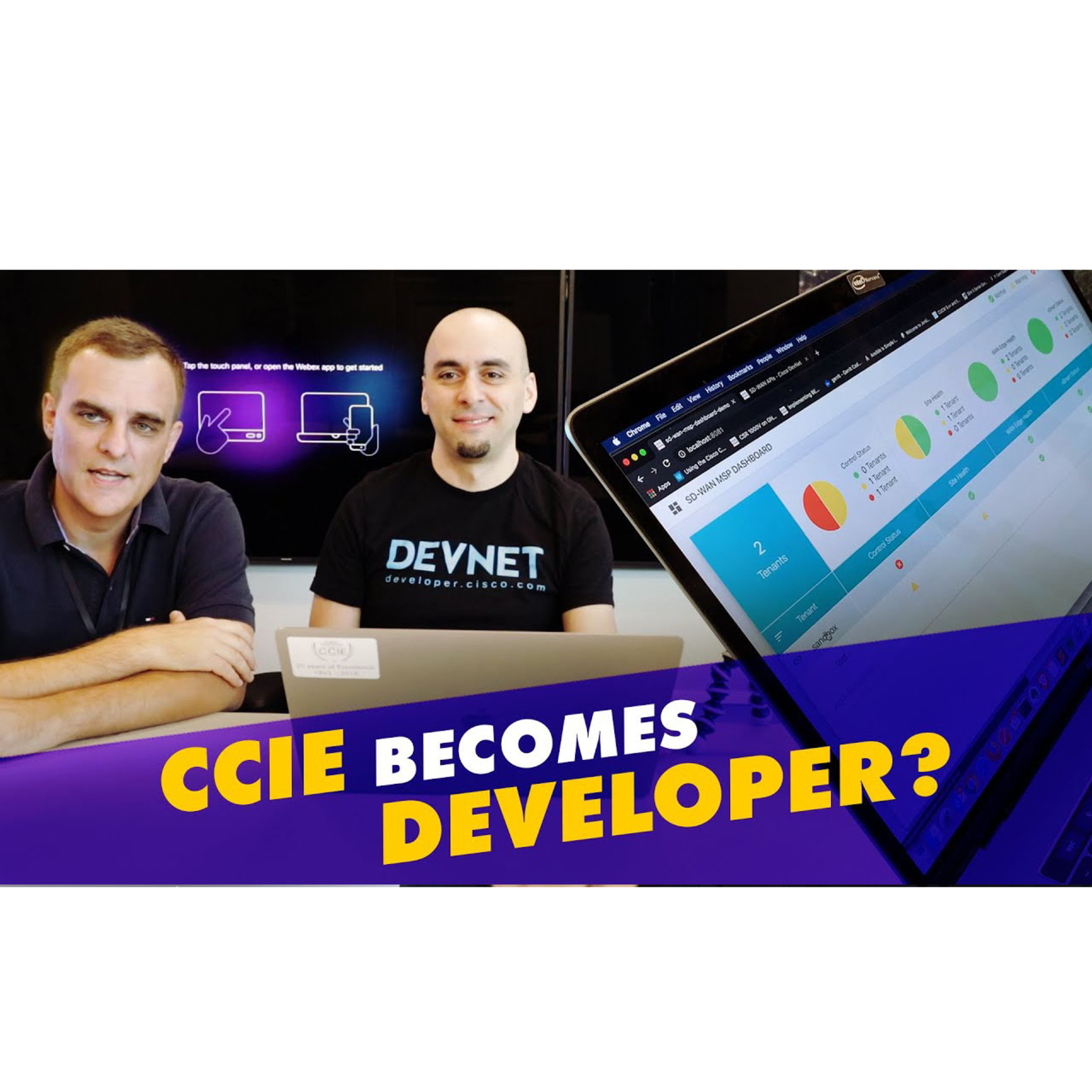 #48: Adrian I.: You can also code! Network Engineer programs Cisco Viptela SD-WAN using Python! DevNet demo