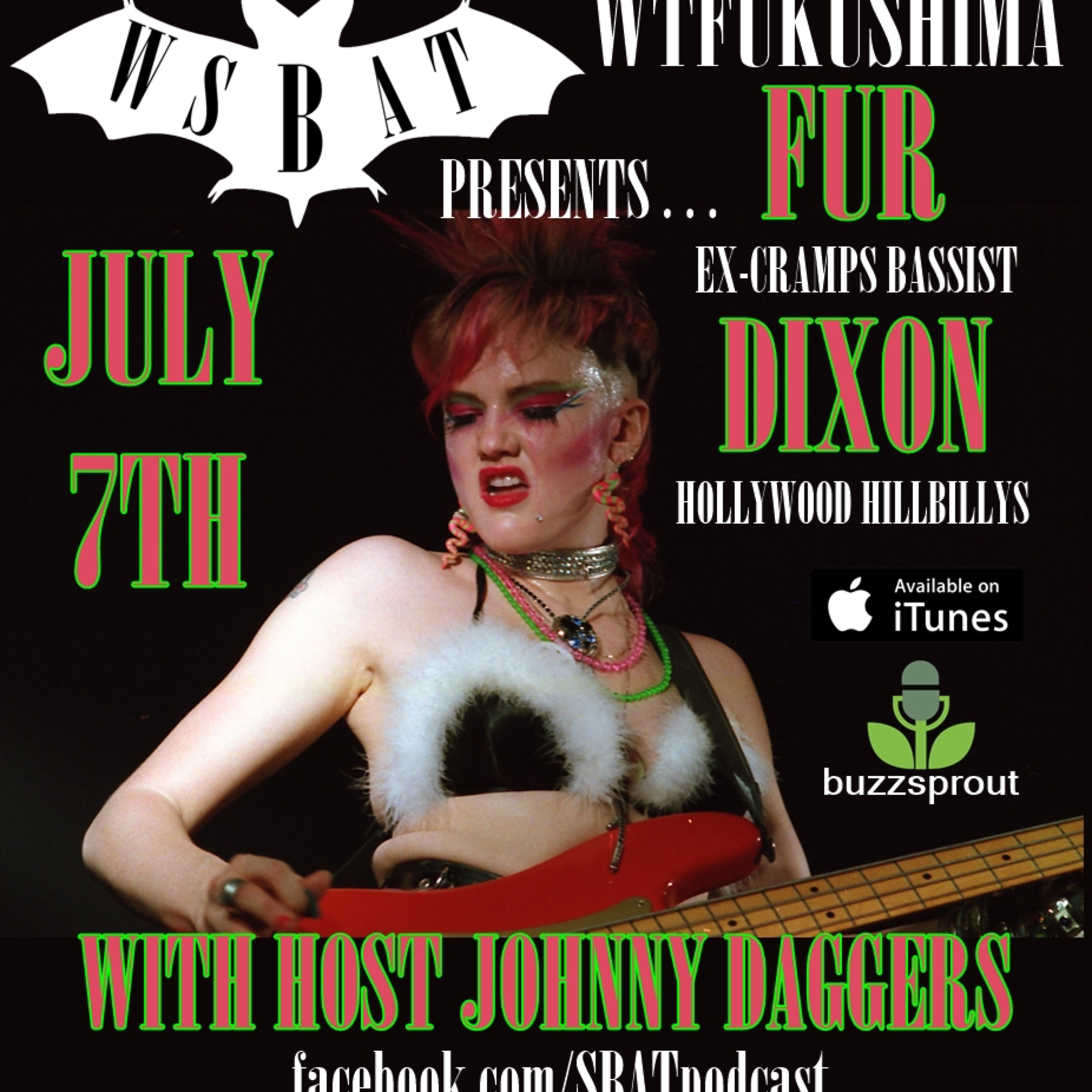 Season 1. EP. 2 - Fur Dixon. Ex-Cramps bassist episode artwork