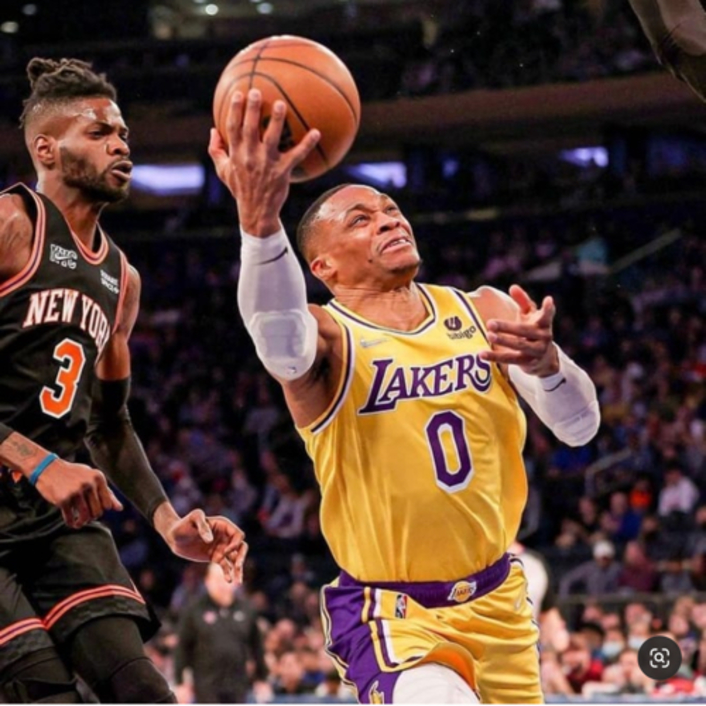Russ’s Big Game Isn’t Enough; Lakers Lose to Knicks… episode artwork