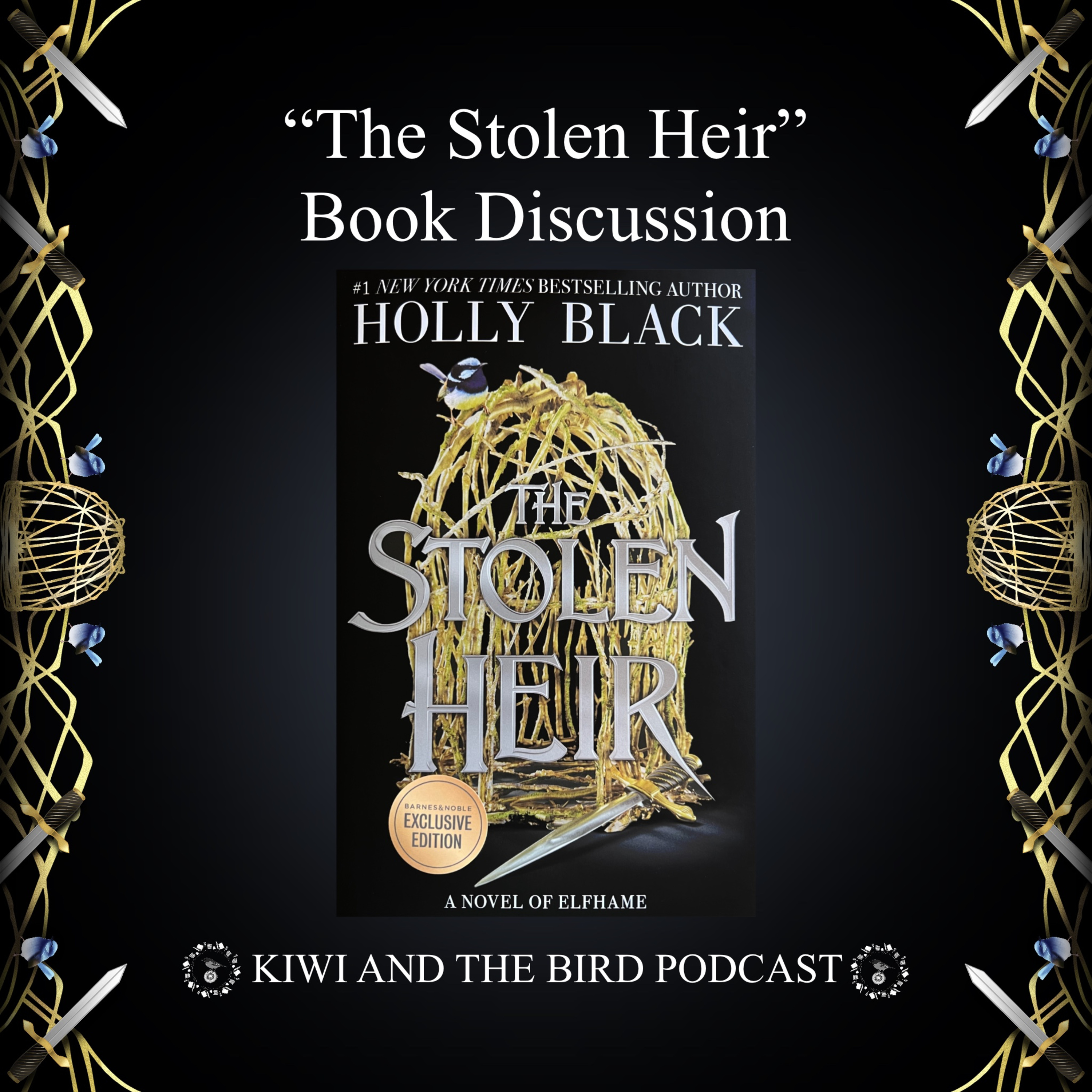 Kiwi and the Bird's Book Discussion About "The Stolen Heir" by Holly Black episode artwork