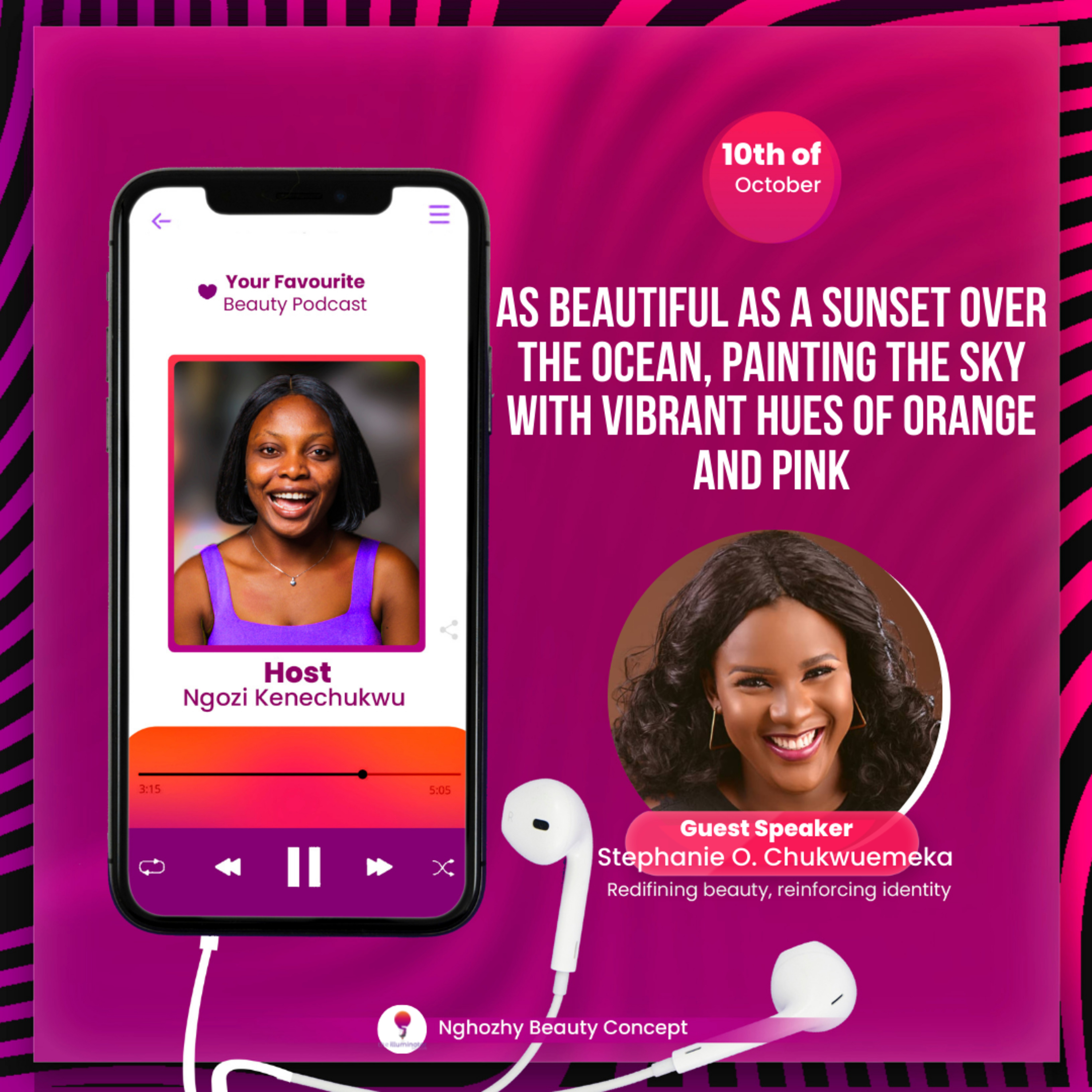 As Beautiful As the Sunset over the Ocean, Painting the Sky with Vibrant Hues of Orange and Pink